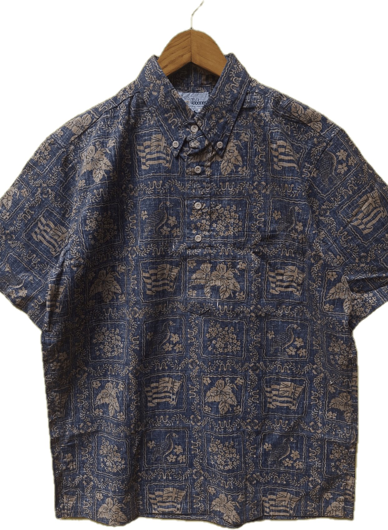 Reyn Spooner × Vintage Reyn Spooner Floral Hawaii tee shirt Size US L / EU 52-54 / 3 - 1 Thumbnail