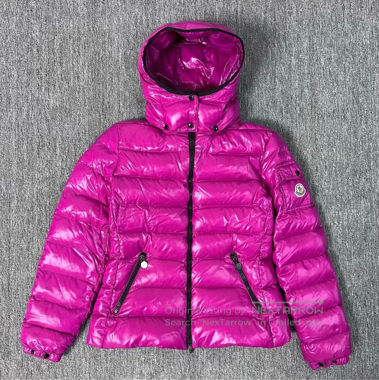 moncler bady purple down jacket size 1.