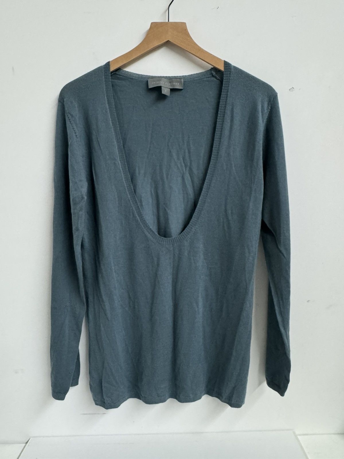 Proenza Schouler Proenza Schouler 100% Cashmere Deep Scoop Top – Size S Size S / US 4 / IT 40 - 1 Thumbnail