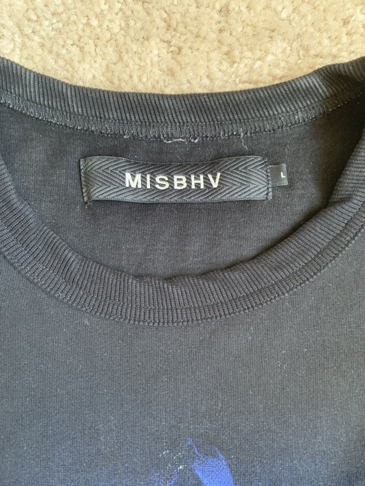Misbhv Misbhv Stripper Tee with Rhinestones Size US M / EU 48-50 / 2 - 2 Thumbnail