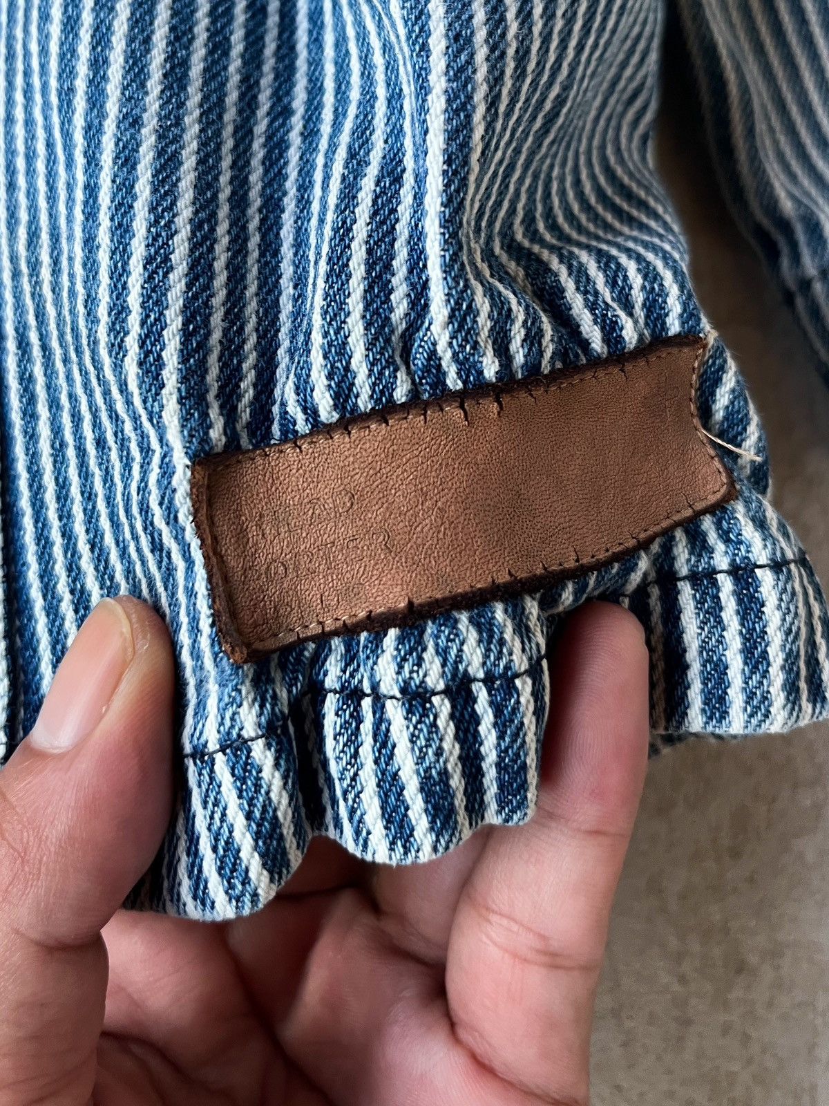 Head Porter Head Porter Plus Chore Jacket Hickory Denim Size US XL / EU 56 / 4 - 7 Thumbnail