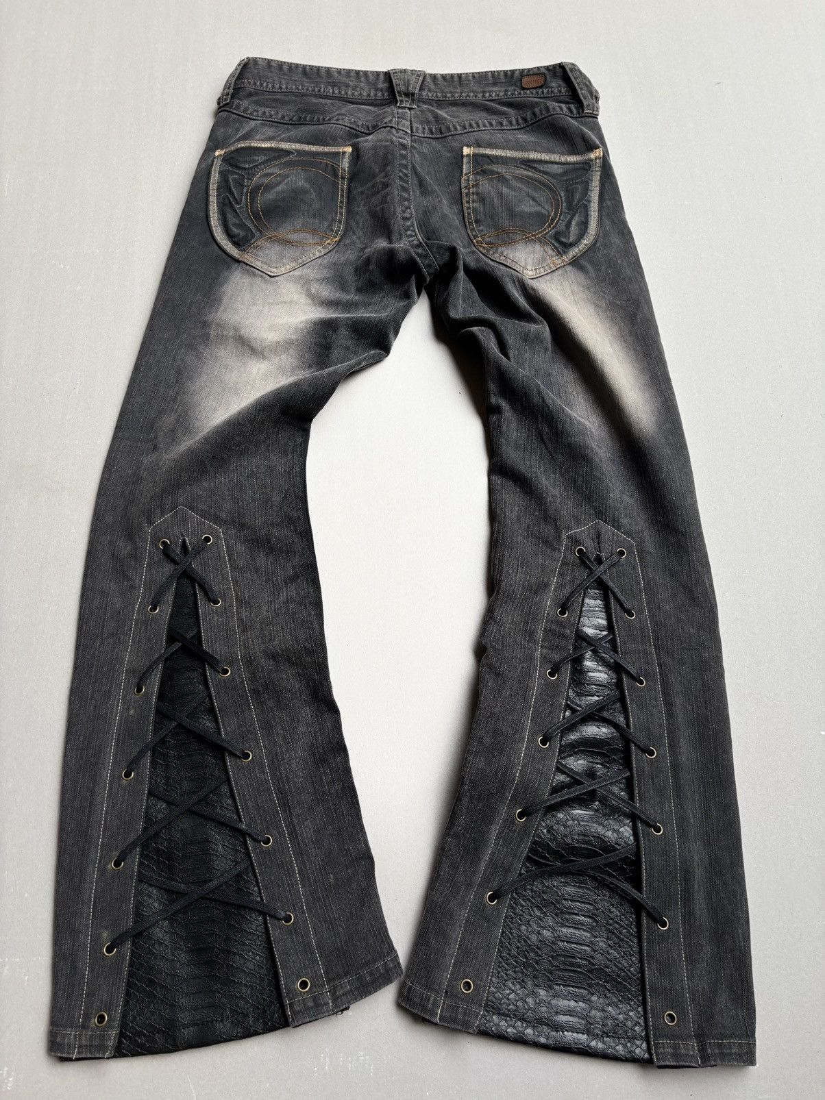 Nicole Club Lace-up flare jeans Size US 30 / EU 46 - 2 Thumbnail