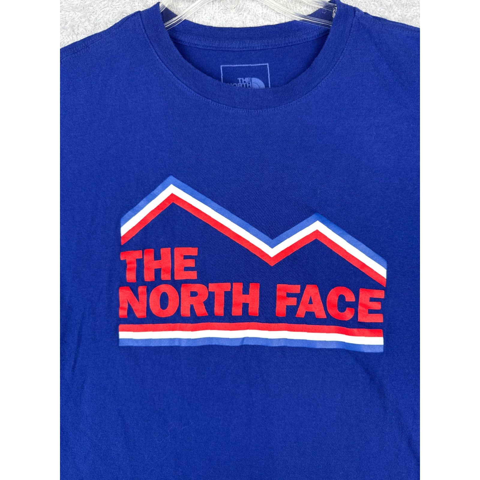 The North Face The North Face Shirt Men L Blue 100% Cotton Short Sleeve Crew Neck Logo Size US L / EU 52-54 / 3 - 6 Thumbnail