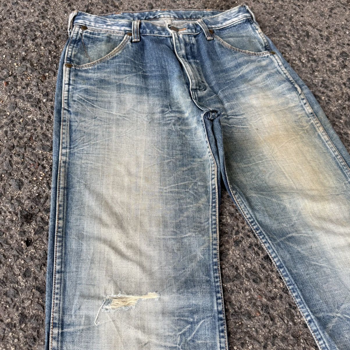 Jean VINTAGE WRANGLER STRAIGHT FADED RUSTY JEAN DENIM PANTS Size US 31 - 4 Thumbnail