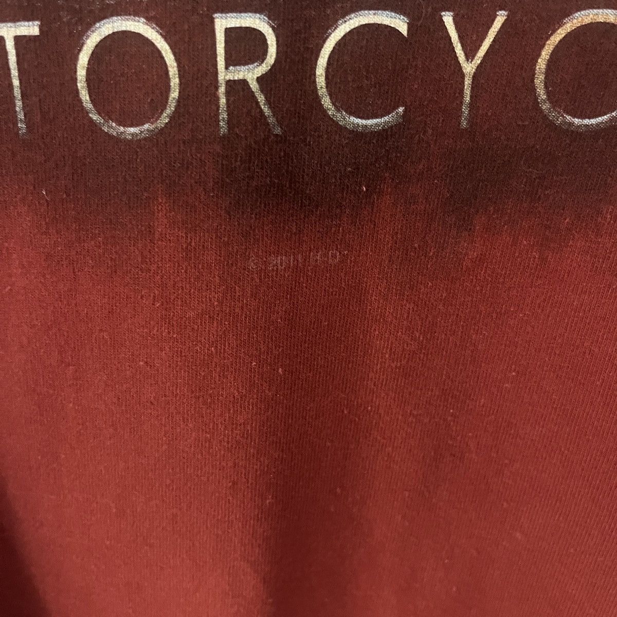 Harley Davidson Harley Davidson 2011 Central Maine Maroon Burgundy T shirt Size US L / EU 52-54 / 3 - 2 Thumbnail