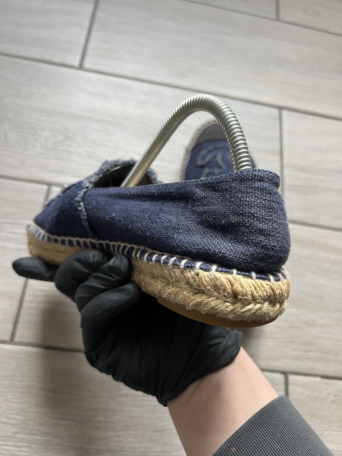 Chanel Chanel Navy Blue/Black Denim and Canvas Size US 6 / IT 36 - 11 Thumbnail