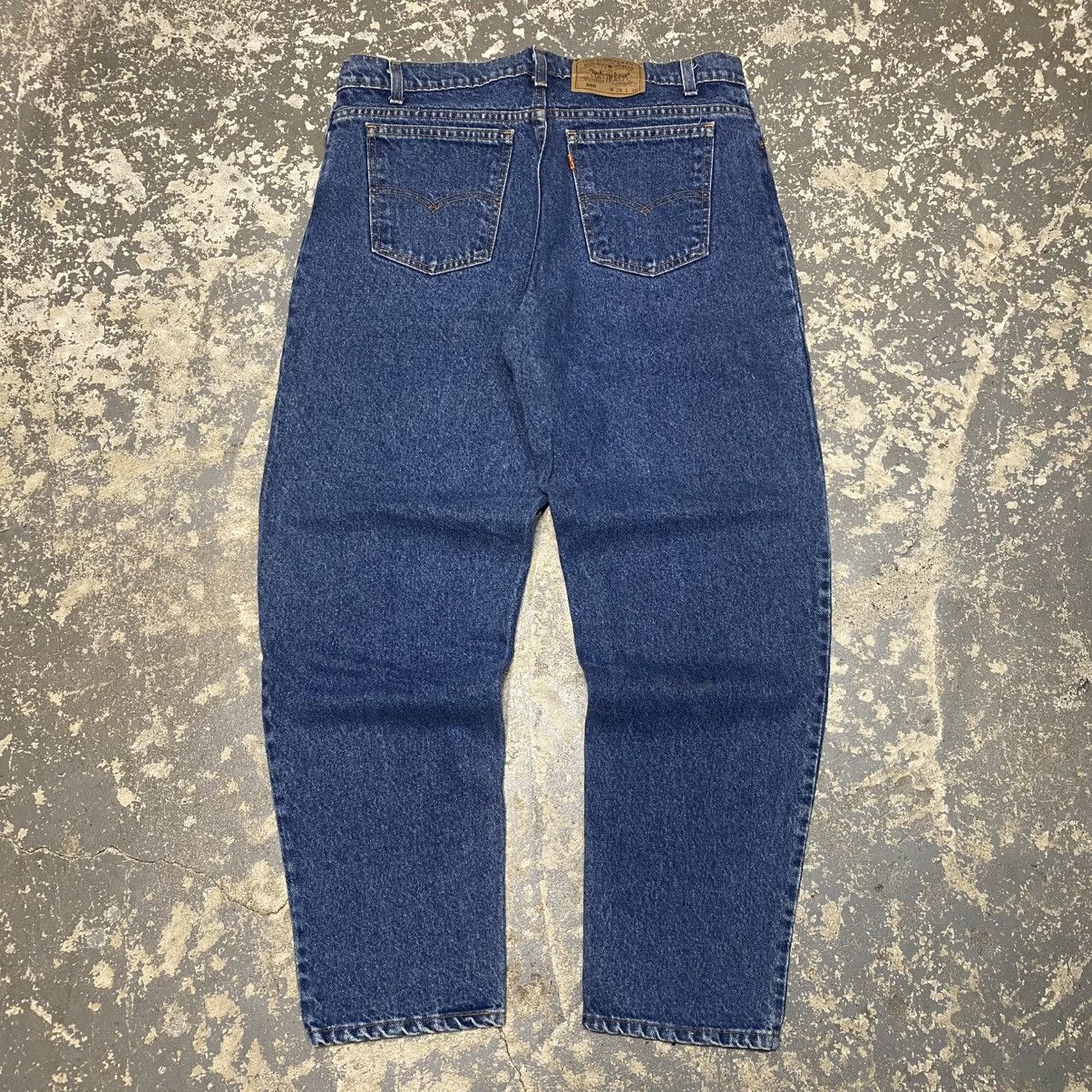 Levi's × Vintage Vintage Levi’s 550 Relaxed Fit Blue Dark Denim Jeans USA 90s Size US 36 / EU 52 - 1 Thumbnail