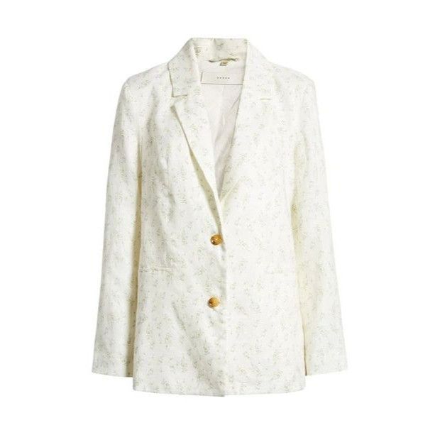 Other BLANKNYC Floral Print Linen Blazer In Flower Field, Sz. S Size S / US 4 / IT 40 - 1 Thumbnail