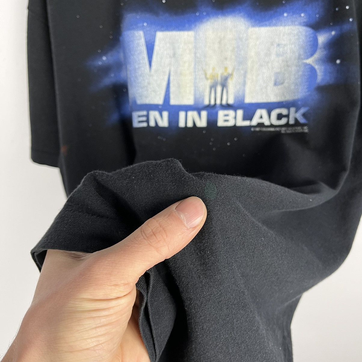 Vintage Vintage Men In Black Columbia Pictures rare promo tee 1997 Size US XL / EU 56 / 4 - 13 Thumbnail