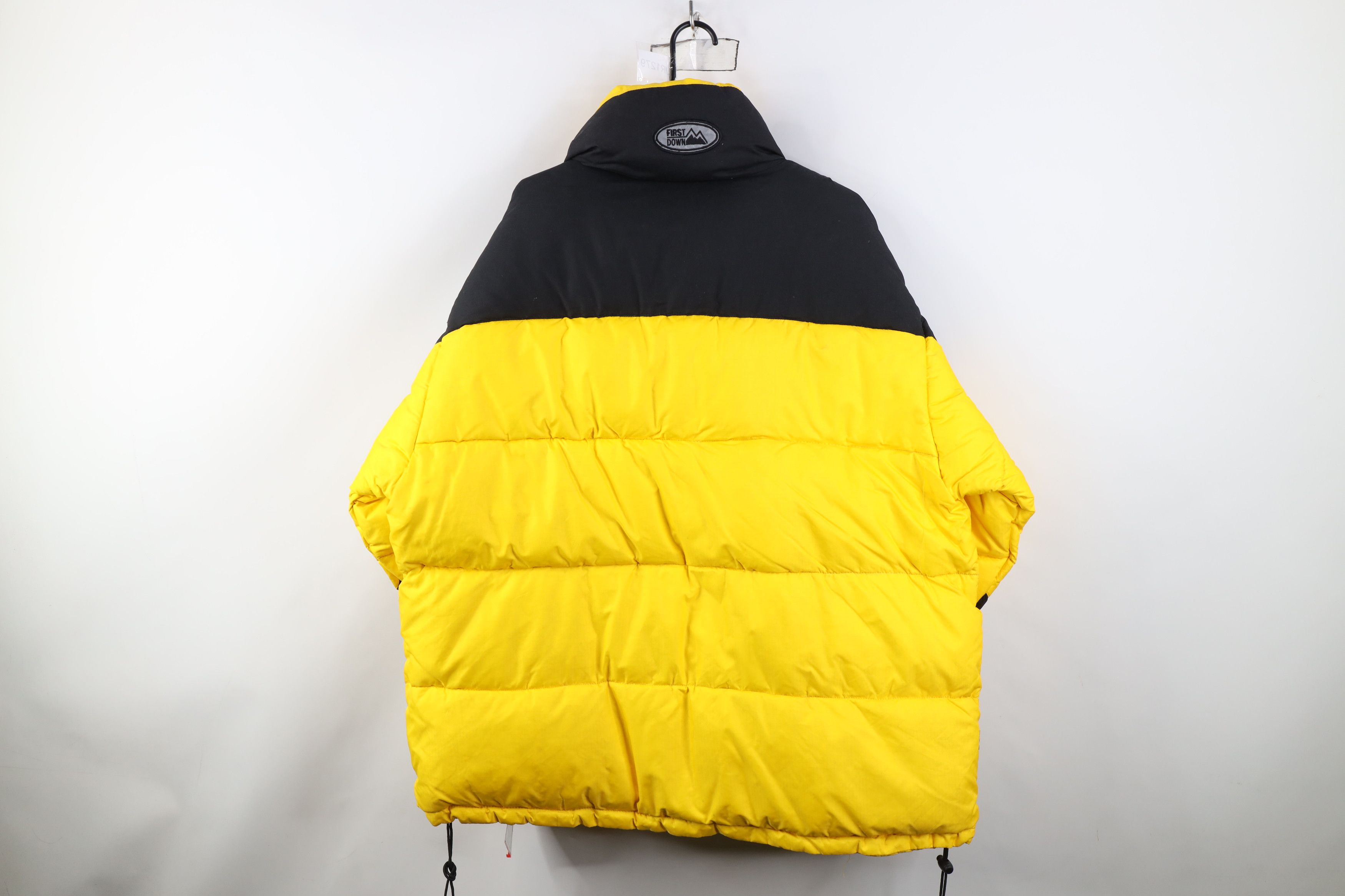 Vintage Deadstock Vintage 90s Streetwear Down Puffer Jacket Yellow Size US XL / EU 56 / 4 - 14 Thumbnail