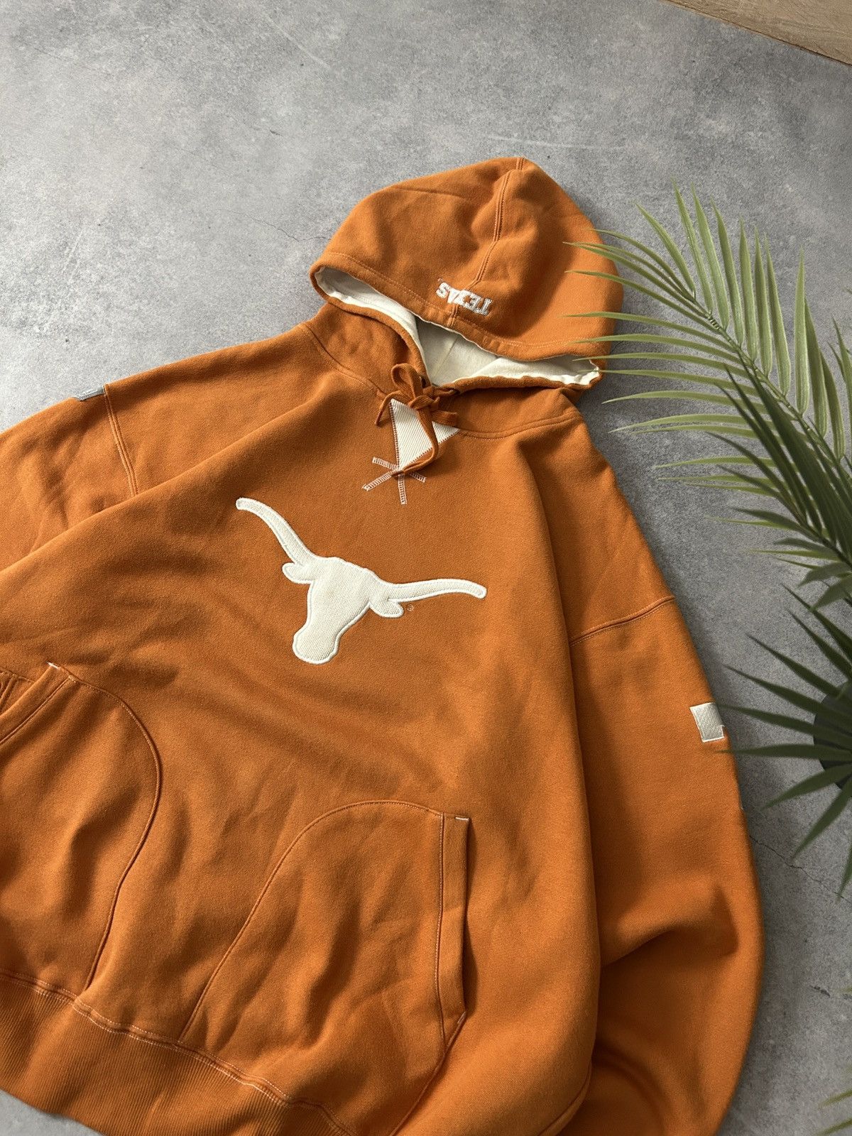 Majestic Texas X Majestic 🐂Vintage Orange baggy big logo hoodies Size US XL / EU 56 / 4 - 2 Thumbnail