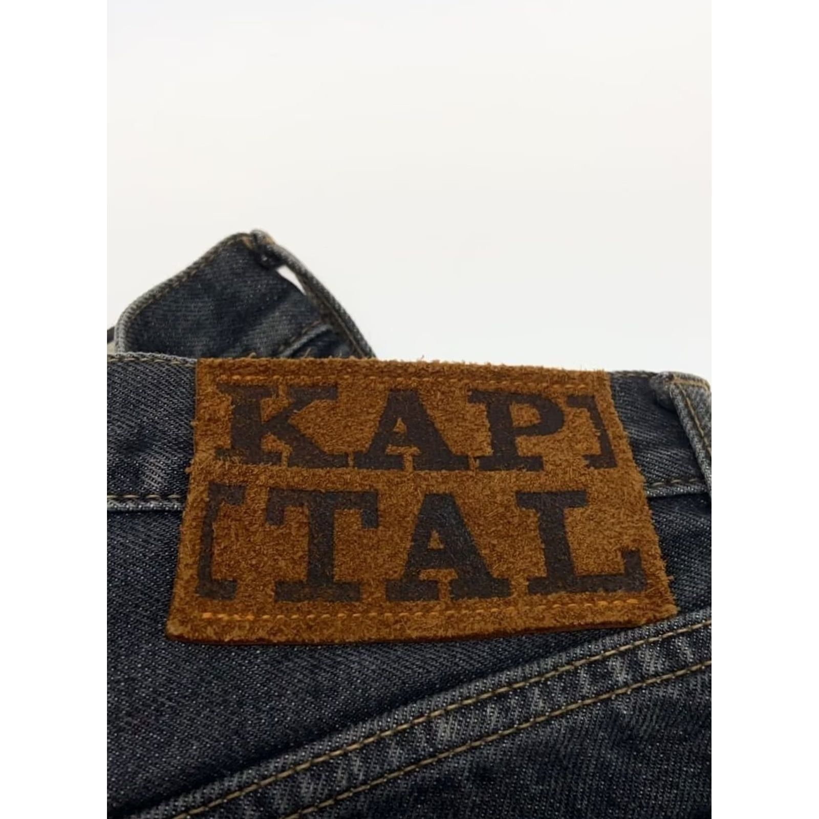 Kapital KAPITAL Mens Straight Jeans Size 32 Black Okanaya Denim Casual simple USED Size US 32 / EU 48 - 5 Thumbnail