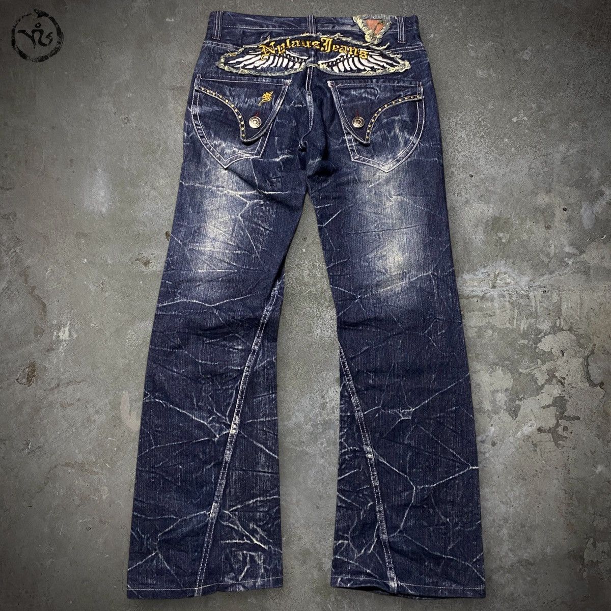 Other Nylaus Freedom Wings Spiral Cut Jeans Size US 32 / EU 48 - 4 Thumbnail