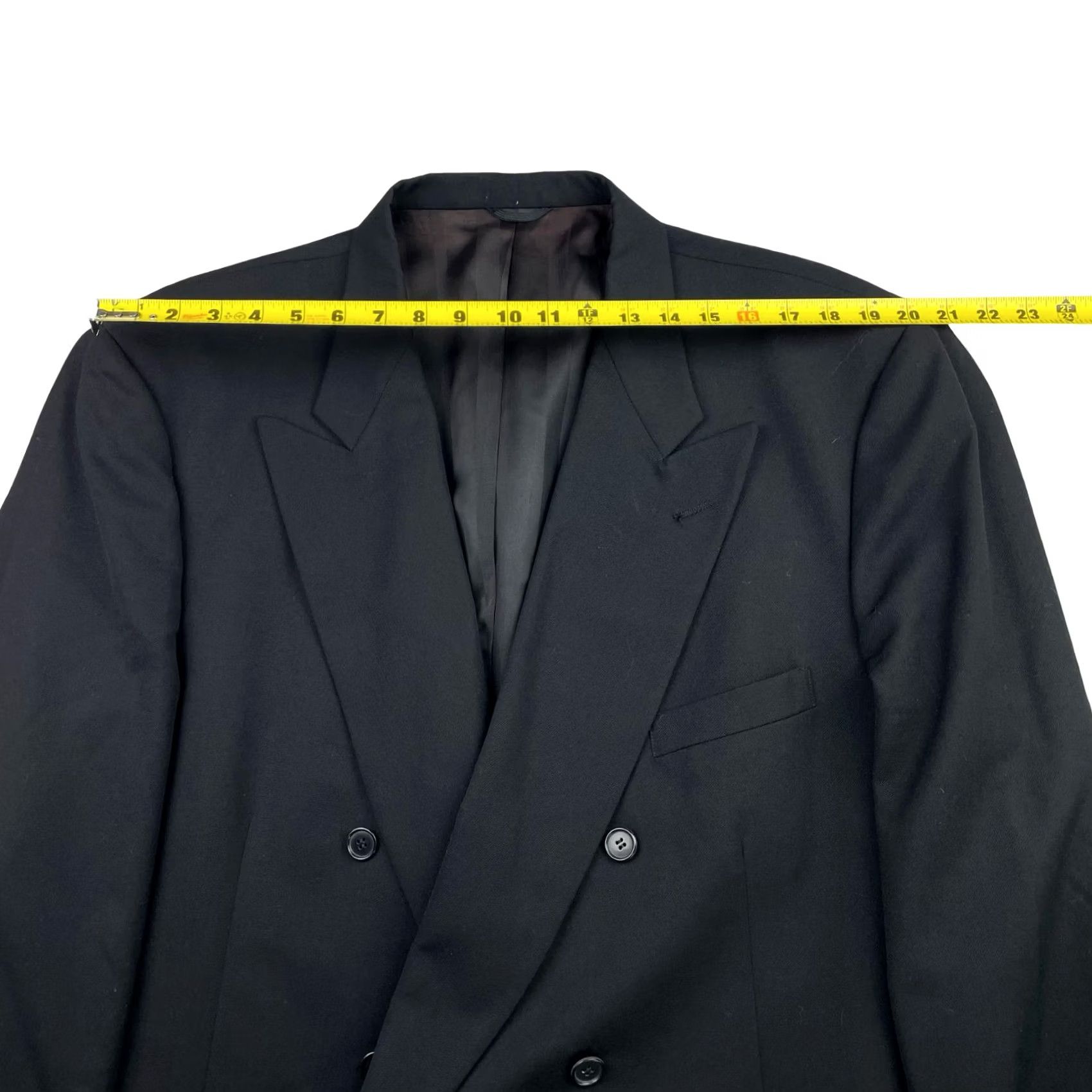 Pierre Cardin Pierre Cardin Black Tuxedo Jacket Men’s Double Breasted 50XL Size 50R - 7 Thumbnail