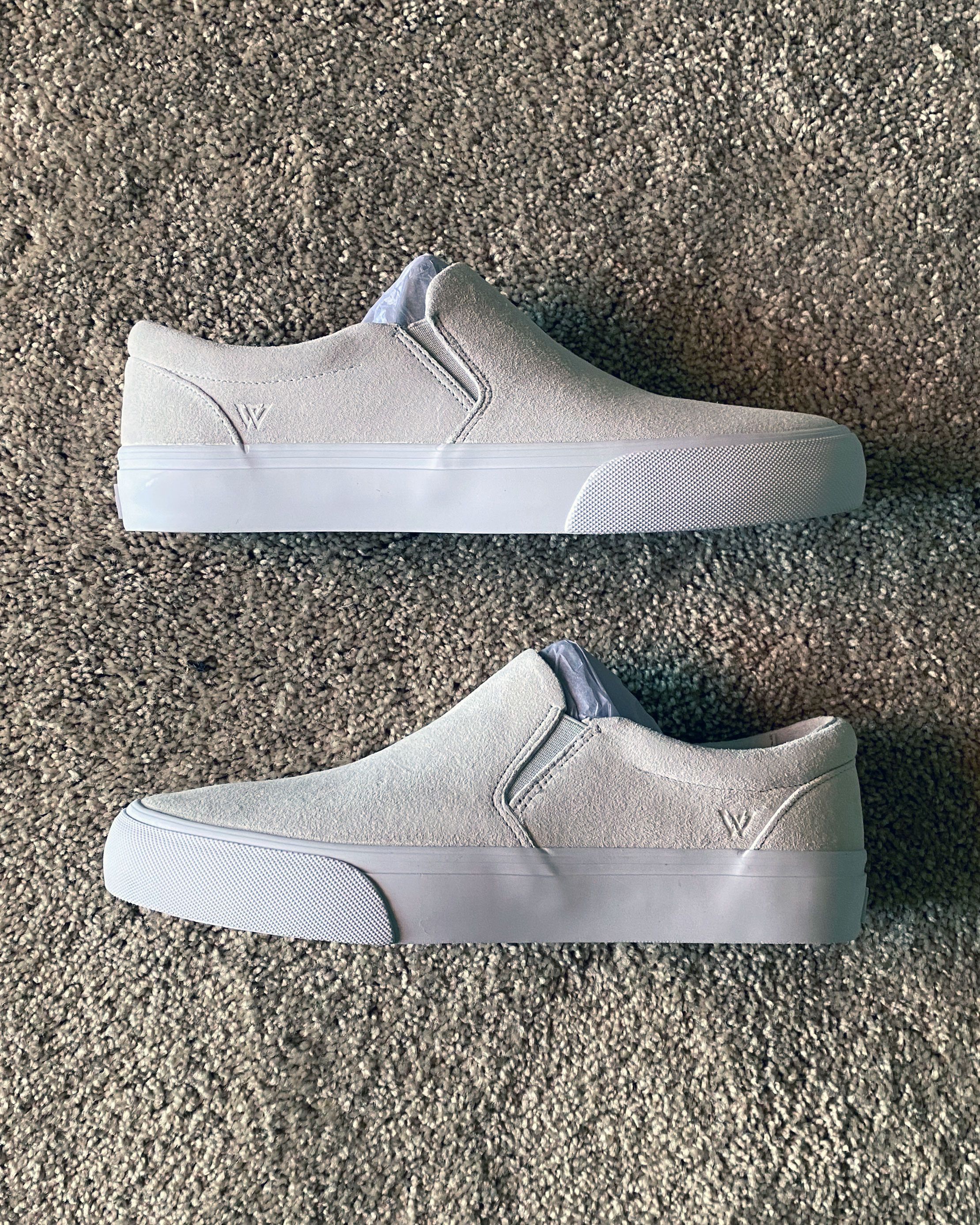 Other War Saw STRANGER SLIP-ON | WHITE / WHITE Skate shoes 8.5 Size US 8.5 / EU 41-42 - 1 Thumbnail
