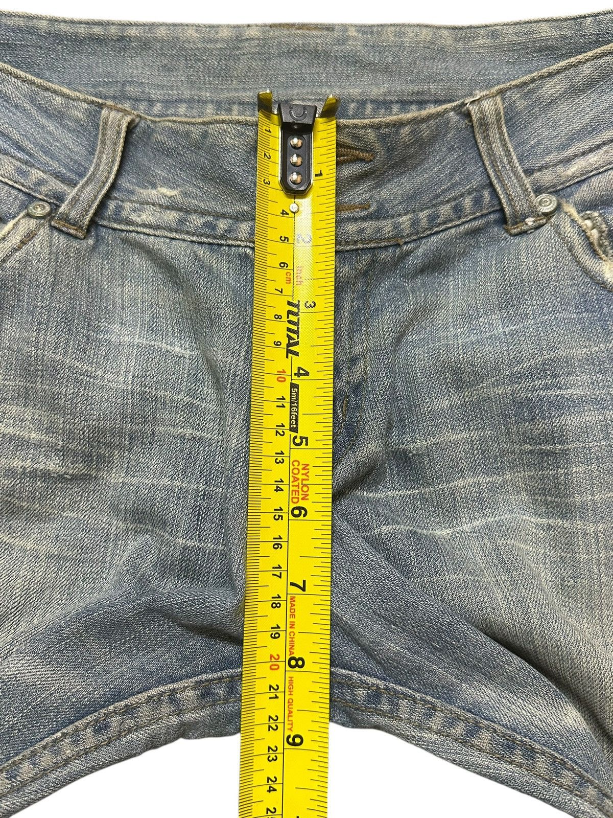 Japanese Brand Vintage Japanese Brand Blue Faded Wash Baggy Wide Leg Jeans Size US 30 / EU 46 - 15 Thumbnail