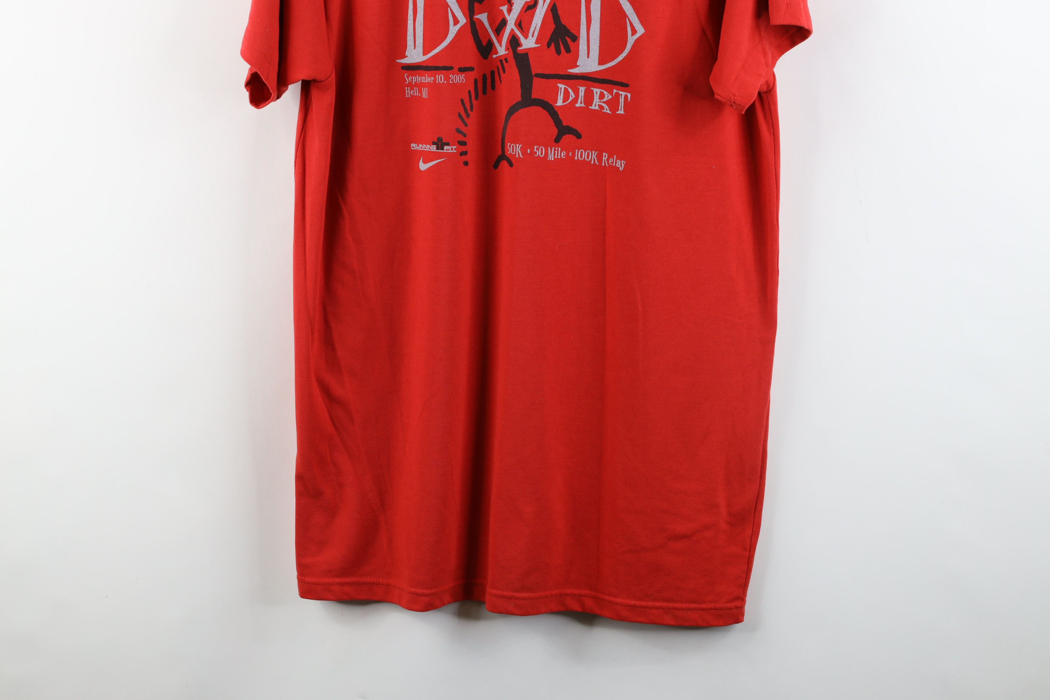 Vintage Vintage Y2K 2005 Dirt Hell Michigan 50K 50 Mile Race T-Shirt Size US XL / EU 56 / 4 - 3 Thumbnail