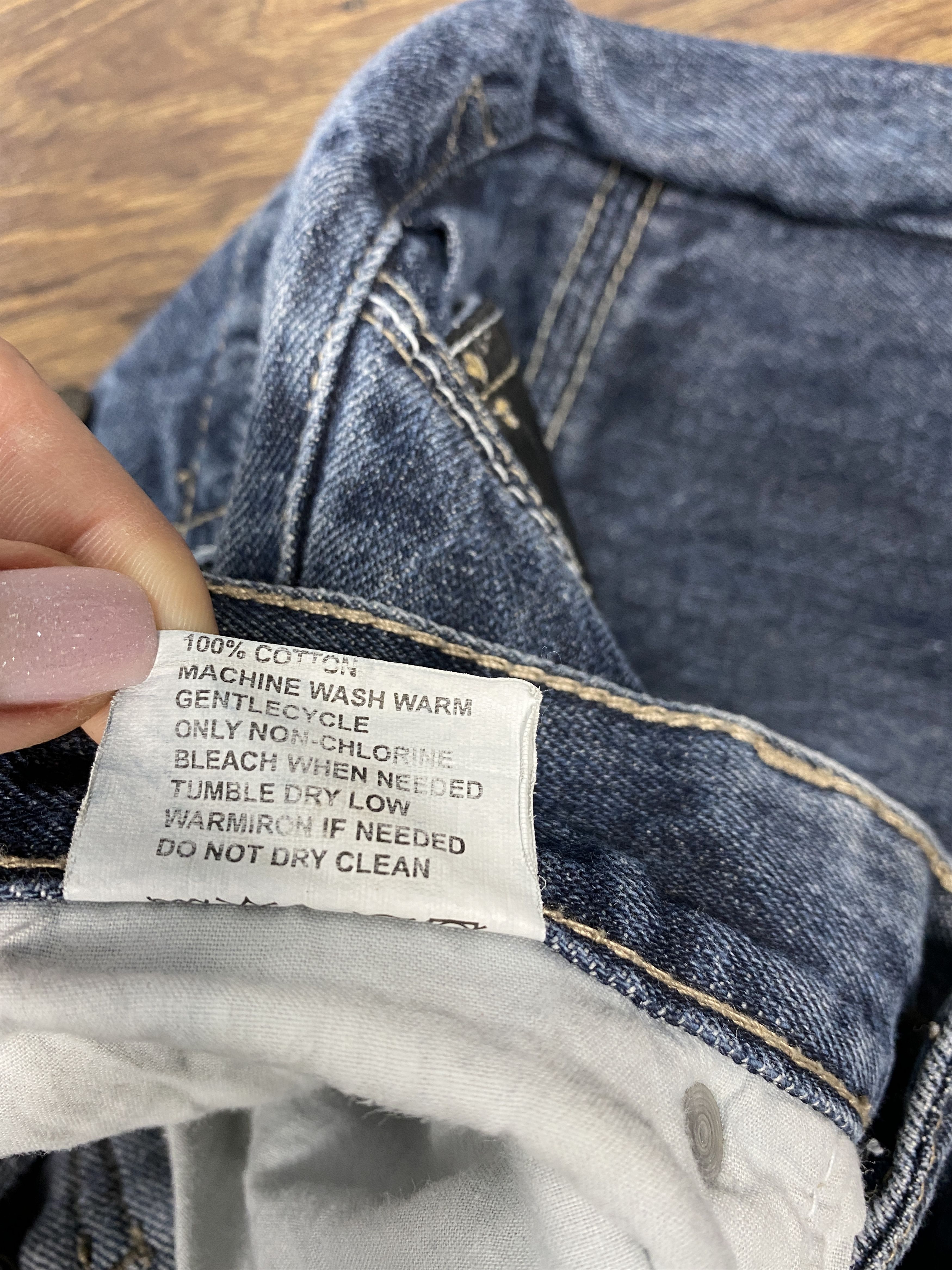 Japanese Brand × Vintage Time IS Money vintage skate jeans denim pants y2k Size US 34 / EU 50 - 11 Thumbnail