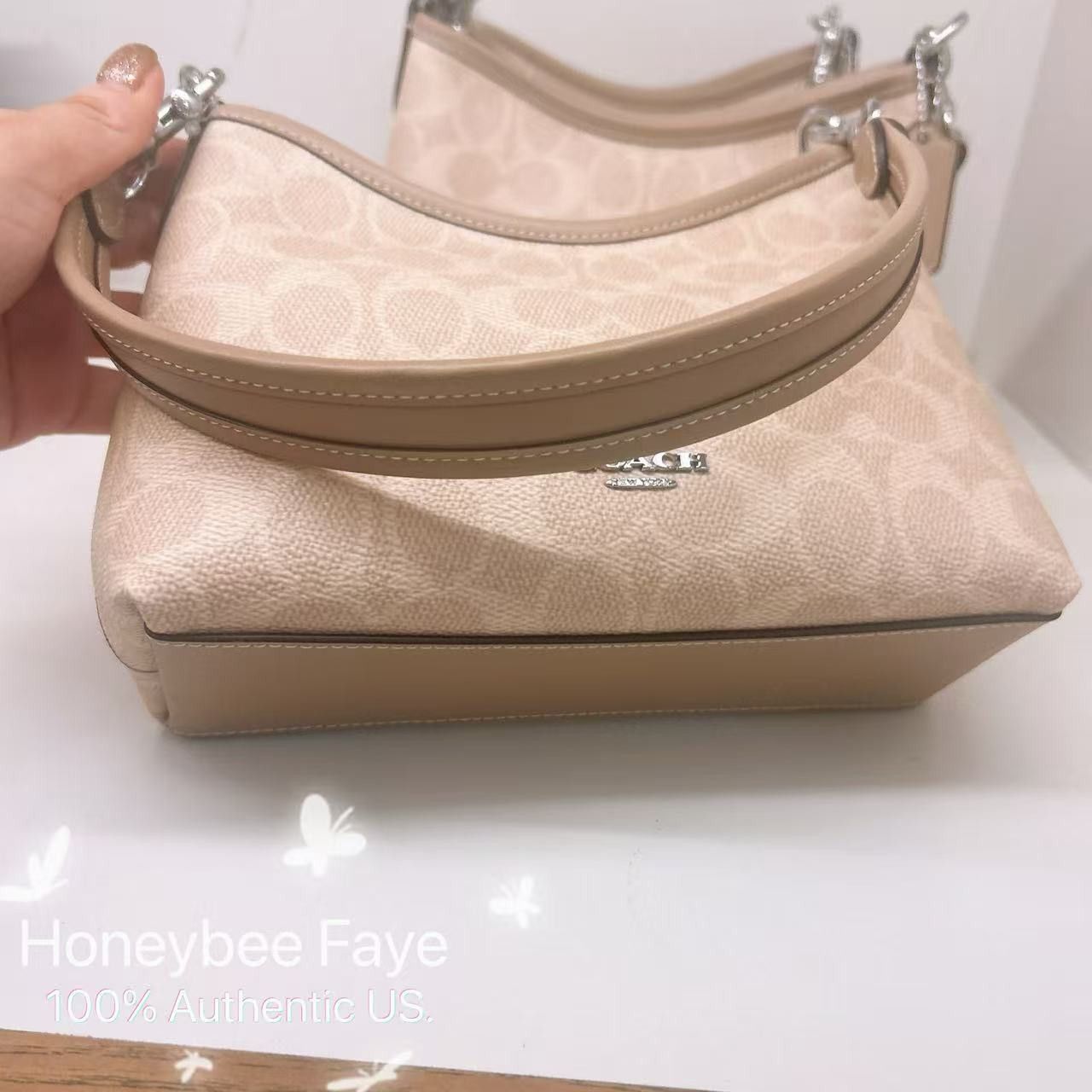 Coach Laurel Small Shoulder Bag In Signature Canvas CBH15 Size ONE SIZE - 4 Thumbnail