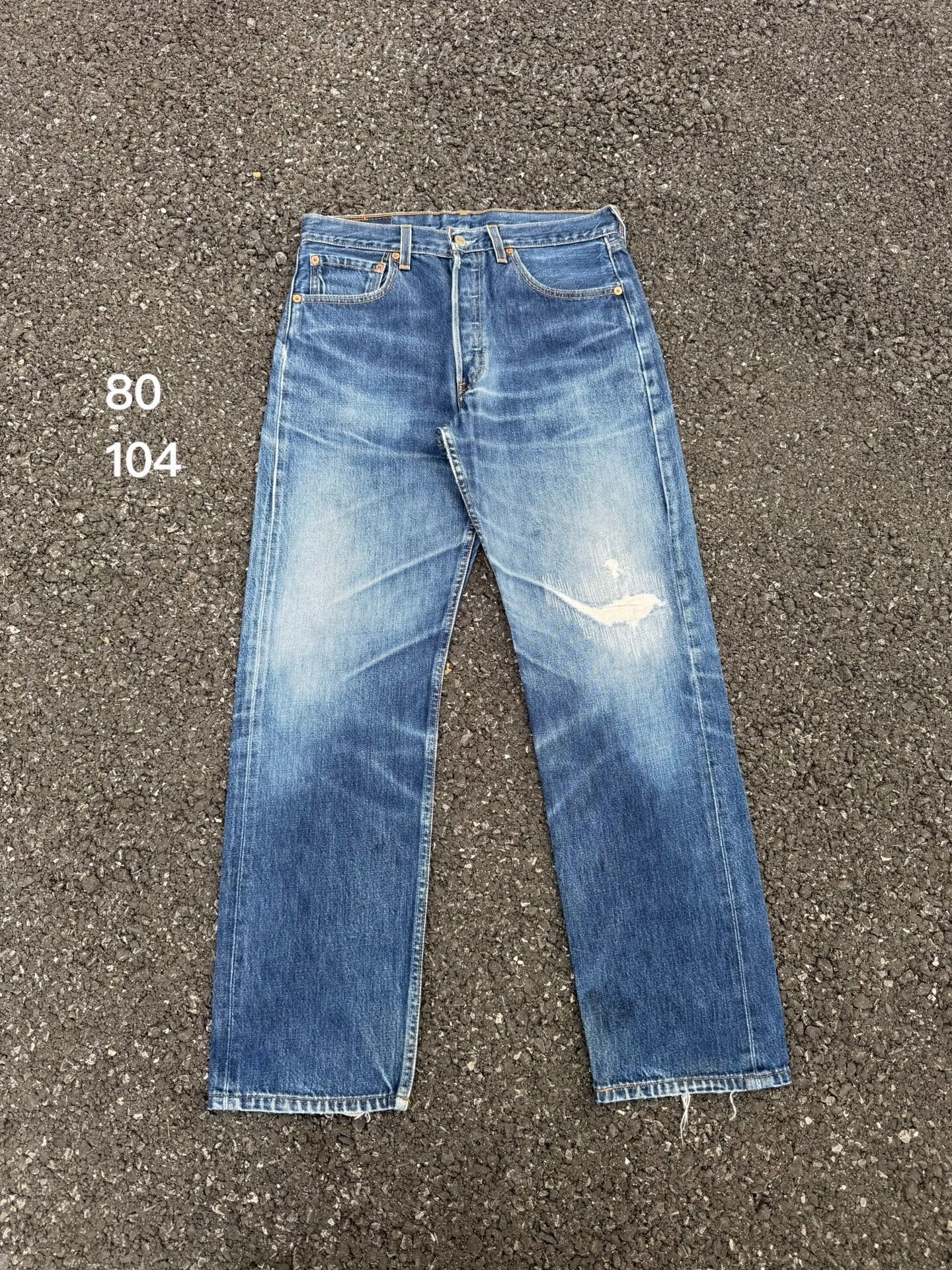 Vintage Vintage Levis 501 90s American Made Size US 32 / EU 48 - 1 Thumbnail