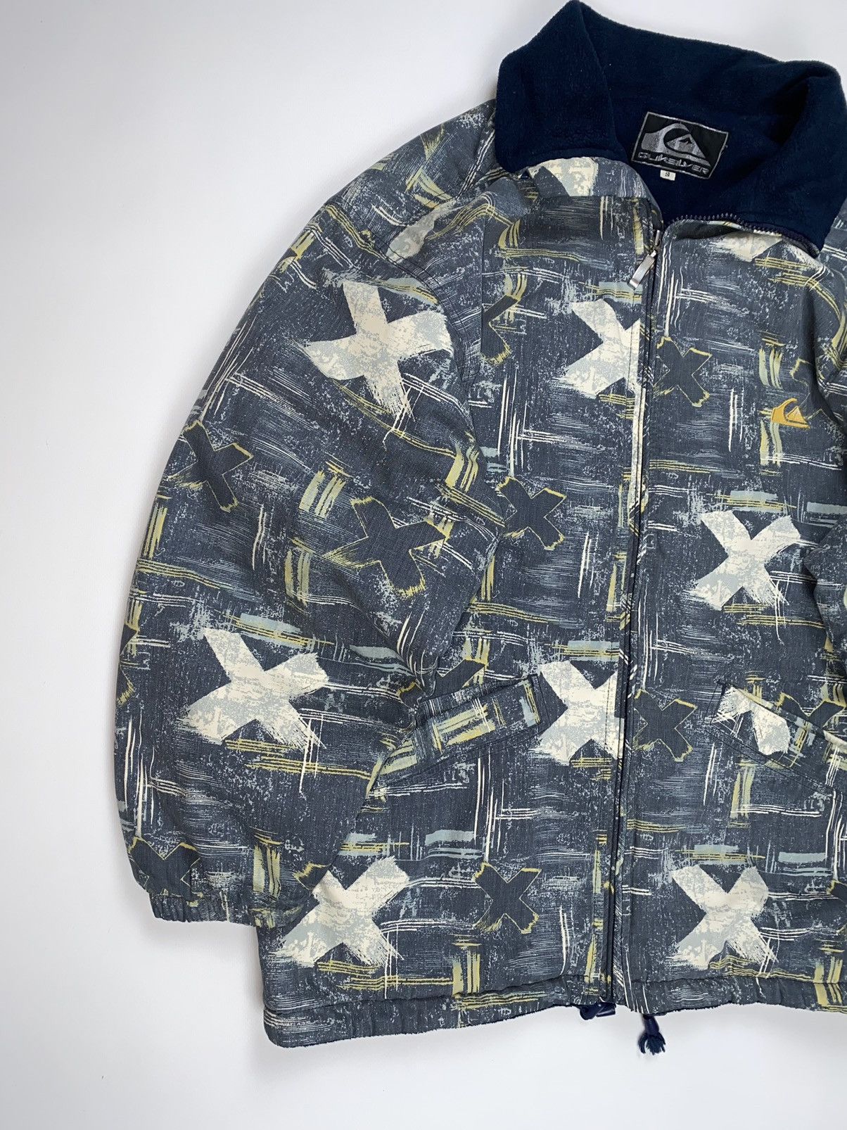 Quiksilver 🚨 Quiksilver vintage zip jacket coat monogram man’s S Size US S / EU 44-46 / 1 - 2 Thumbnail