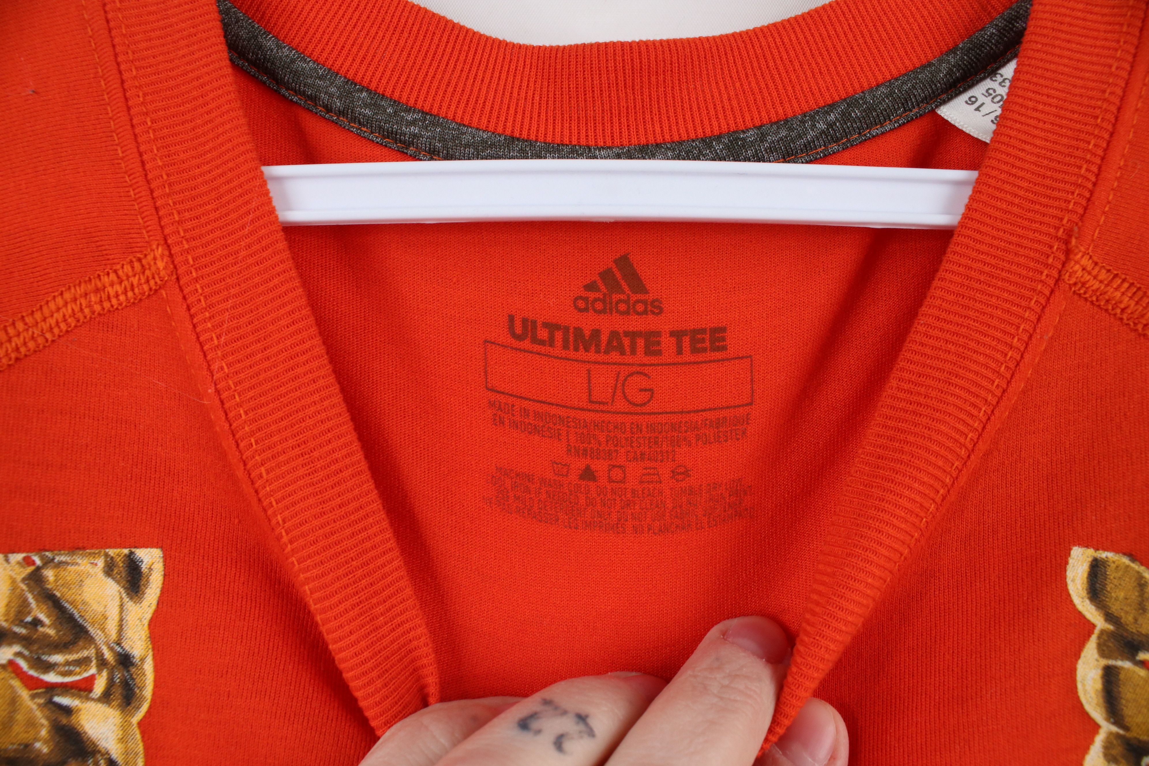 Adidas × Vintage Adidas of Miami Football Turnover Chain Short Sleeve T-Shirt Size US L / EU 52-54 / 3 - 8 Thumbnail