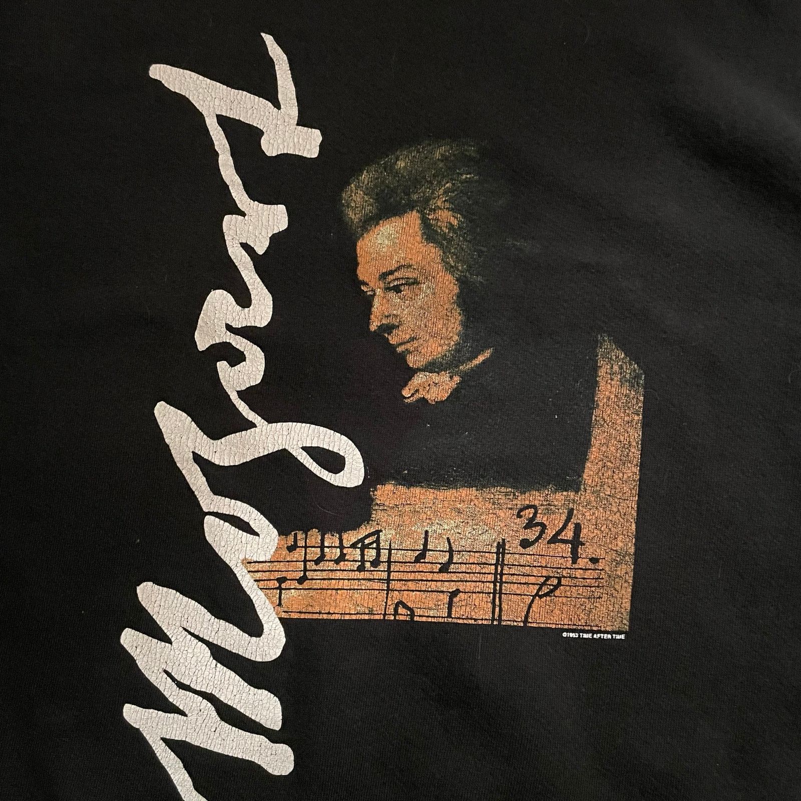 Lee Vintage 90s Mozart Crewneck Lee Sweatshirt 1990s retro music Size US XXL / EU 58 / 5 - 4 Thumbnail