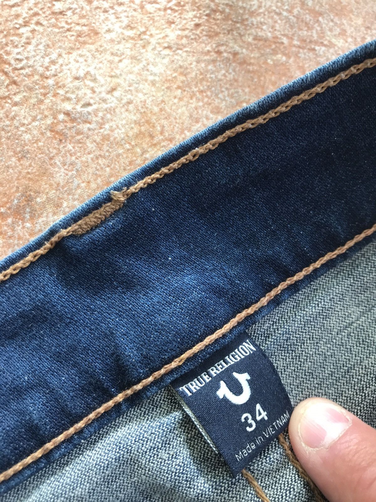 True Religion × Vintage Vintage True Religion Rocco No Flap SE Jeans Size US 34 / EU 50 - 9 Thumbnail
