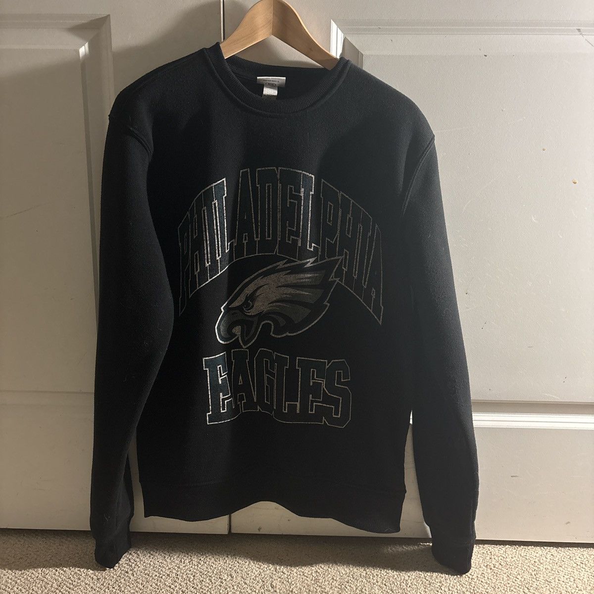 NFL Black Philadelphia Eagles vintage crew neck Size US M / EU 48-50 / 2 - 1 Thumbnail