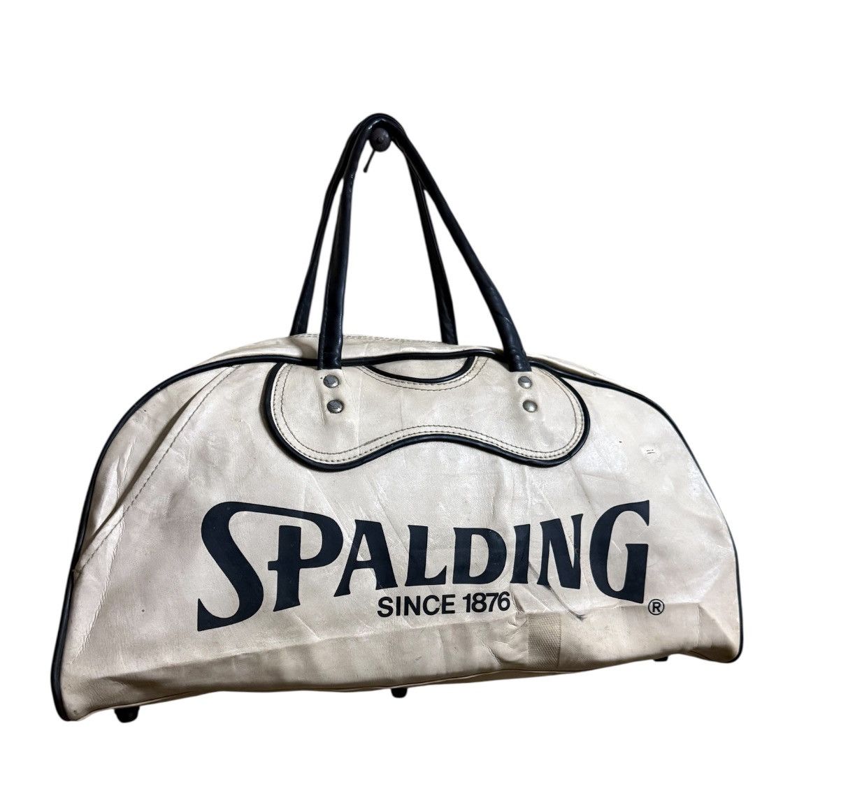 Spalding Vintage SPALDING Boston Bag Leather Logo Since 1876 Size ONE SIZE - 2 Thumbnail