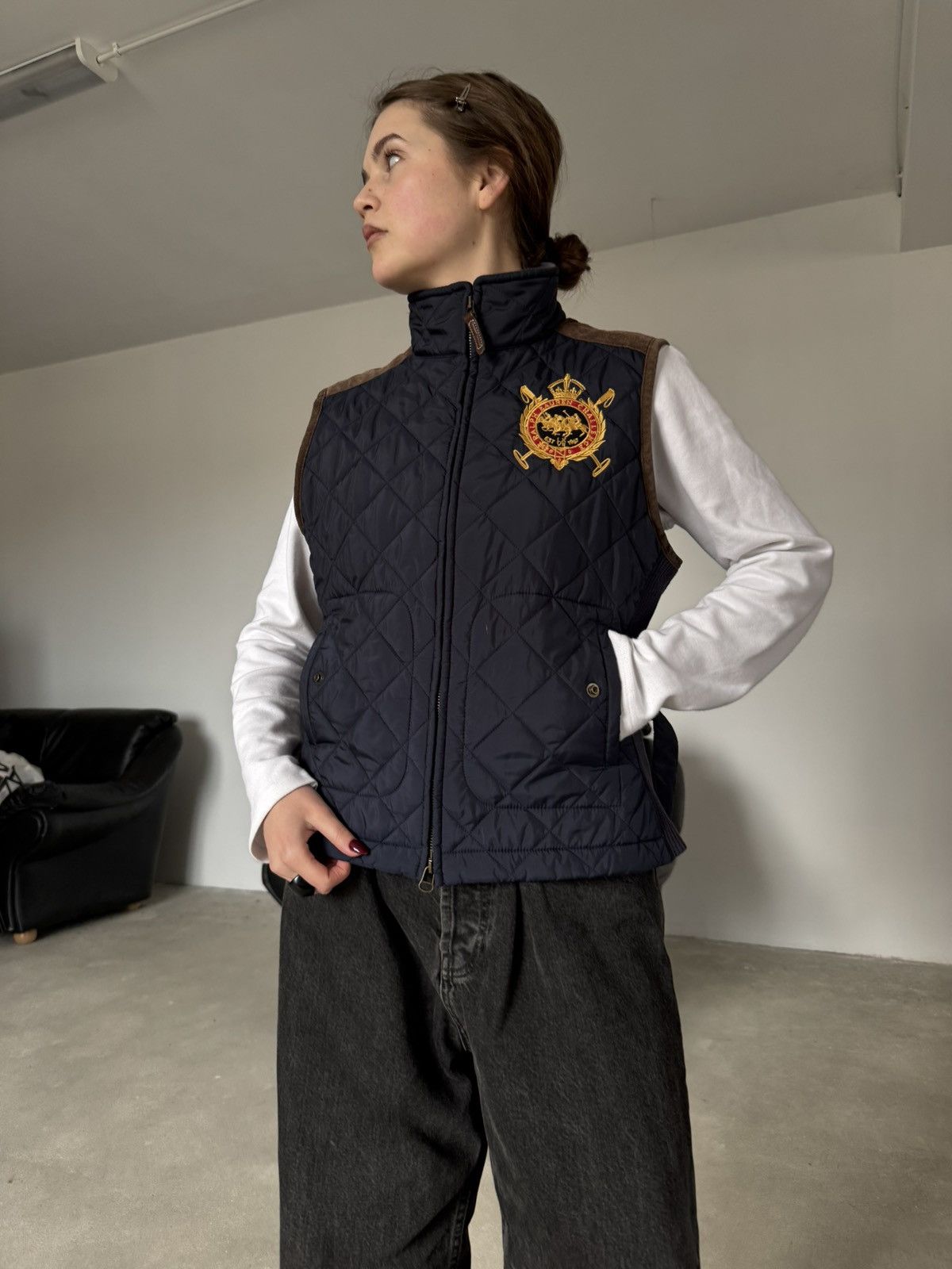 Ralph Lauren Vintage Ralph Lauren Quilted Vest Size L / US 10 / IT 46 - 3 Thumbnail