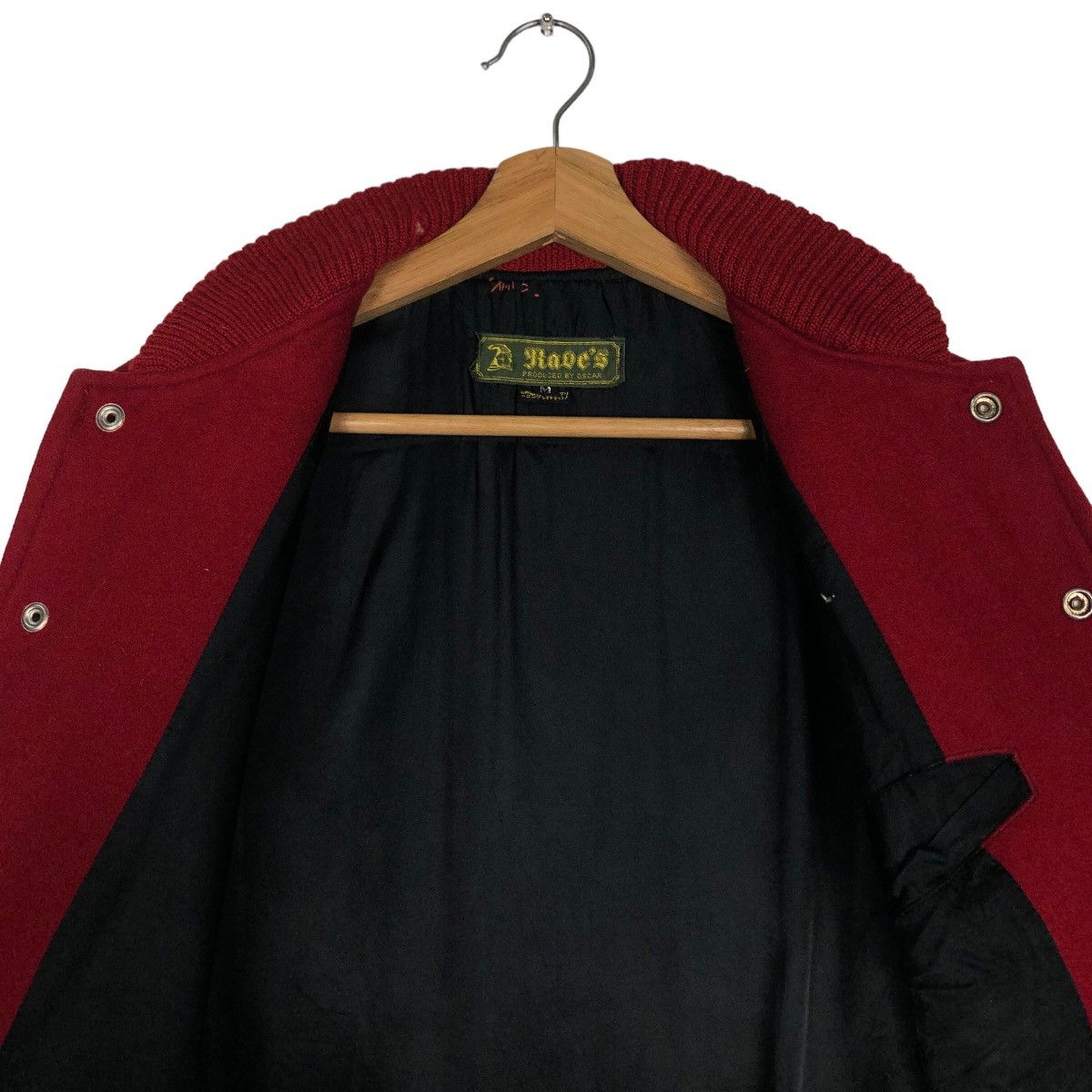 Japanese Brand 🔥90’s Vintage Wool Varsity Bomber Jacket Robe’s Oscar Japan Size US M / EU 48-50 / 2 - 12 Thumbnail