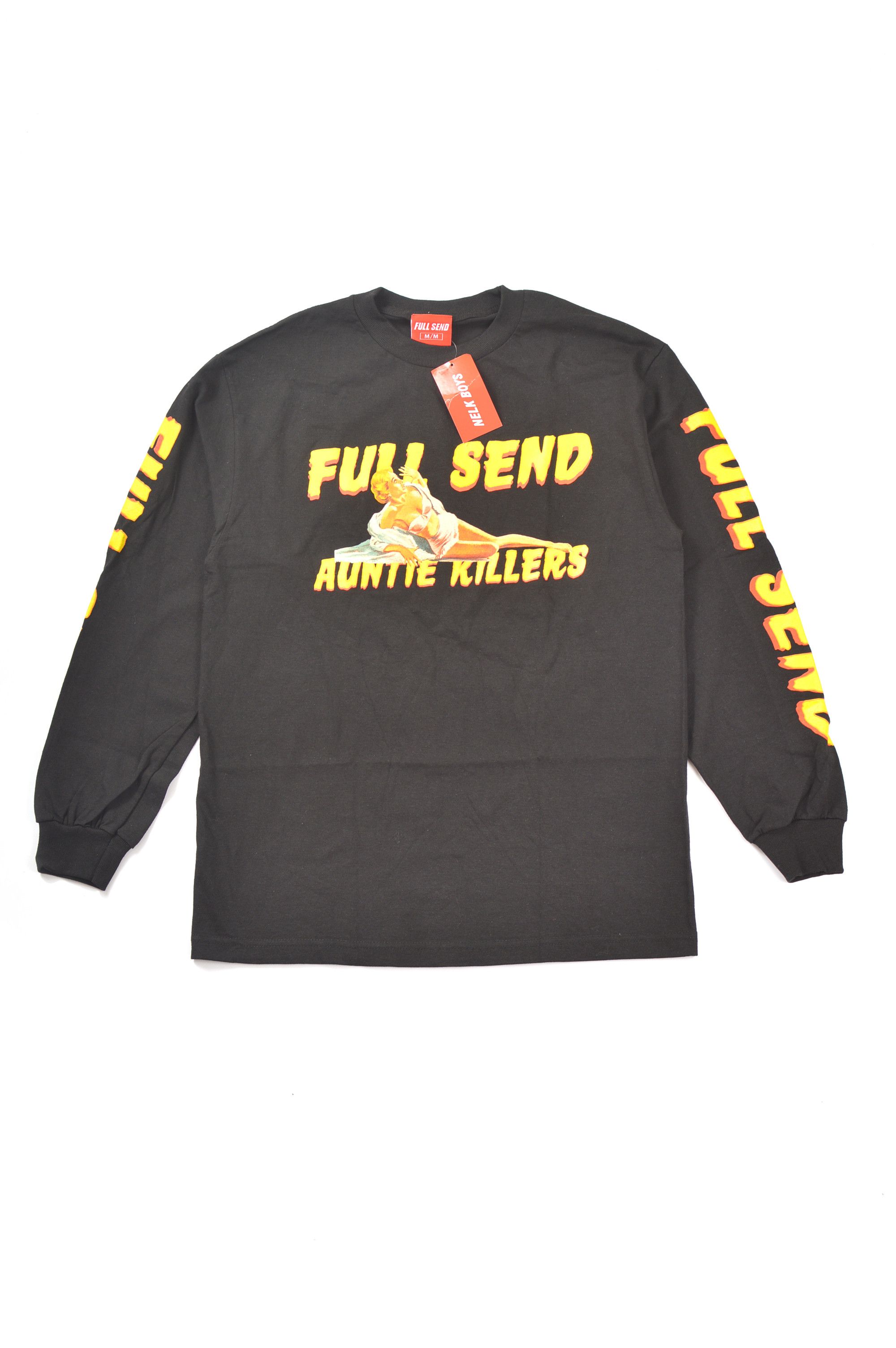 Vintage Full Send Auntie Killers Long Sleeve T-Shirt Size US M / EU 48-50 / 2 - 1 Thumbnail