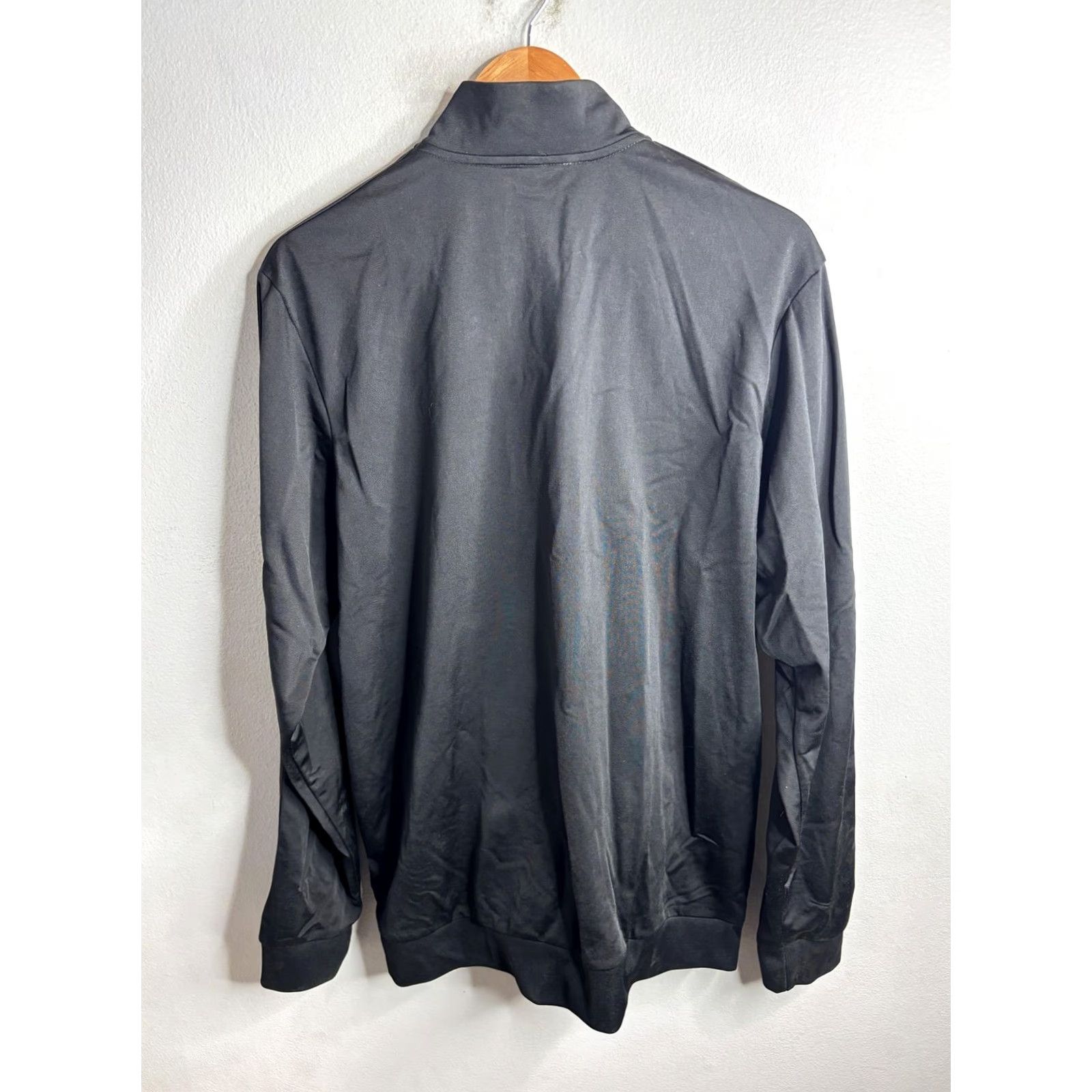 Adidas Adidas Track Jacket Mens Large Black Full Zip Primegreen 3-Stripes Athletic Size US L / EU 52-54 / 3 - 5 Thumbnail