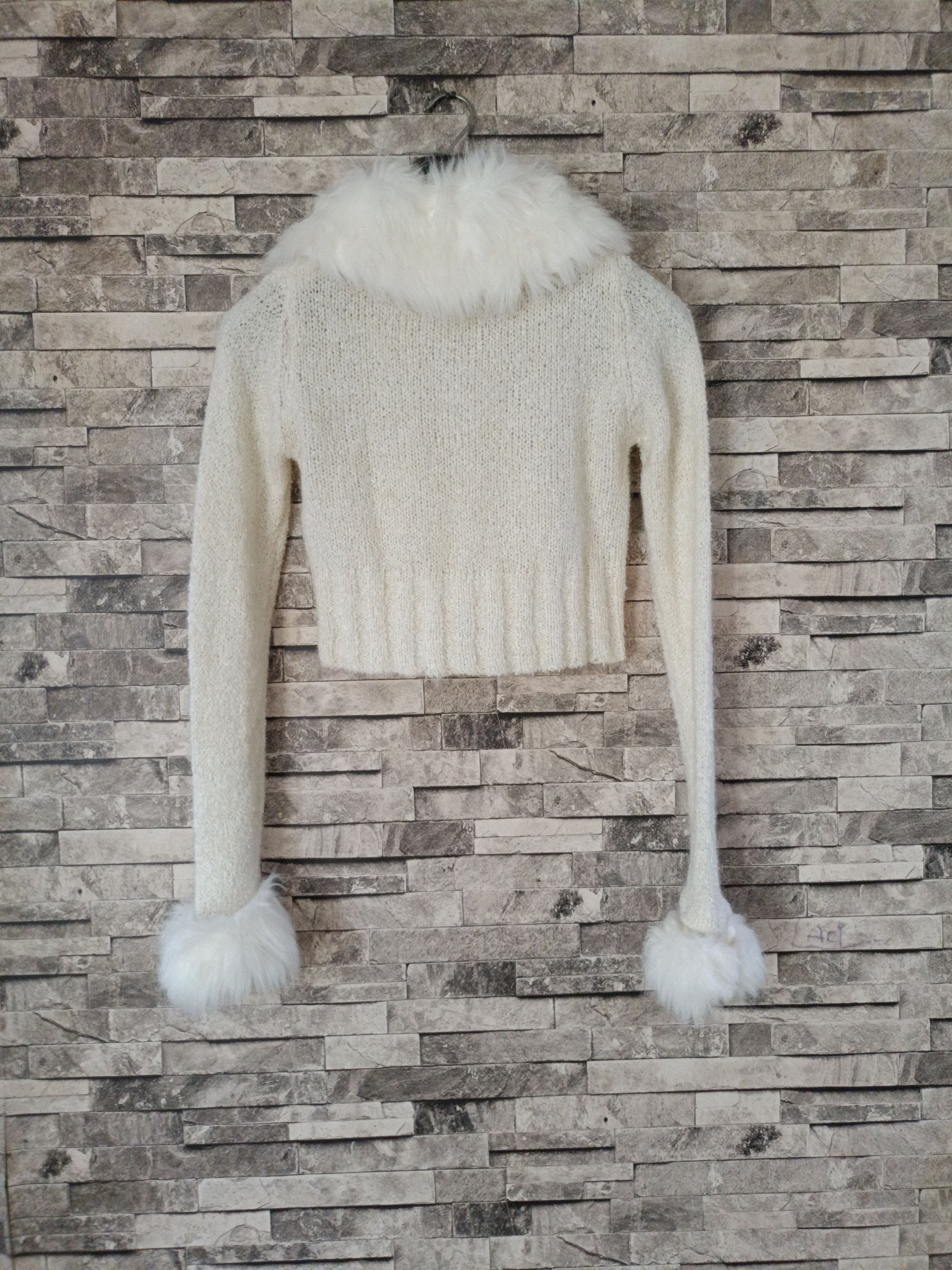 Japanese Brand vivayou faux fur crop zip jacket Size M / US 6-8 / IT 42-44 - 2 Thumbnail