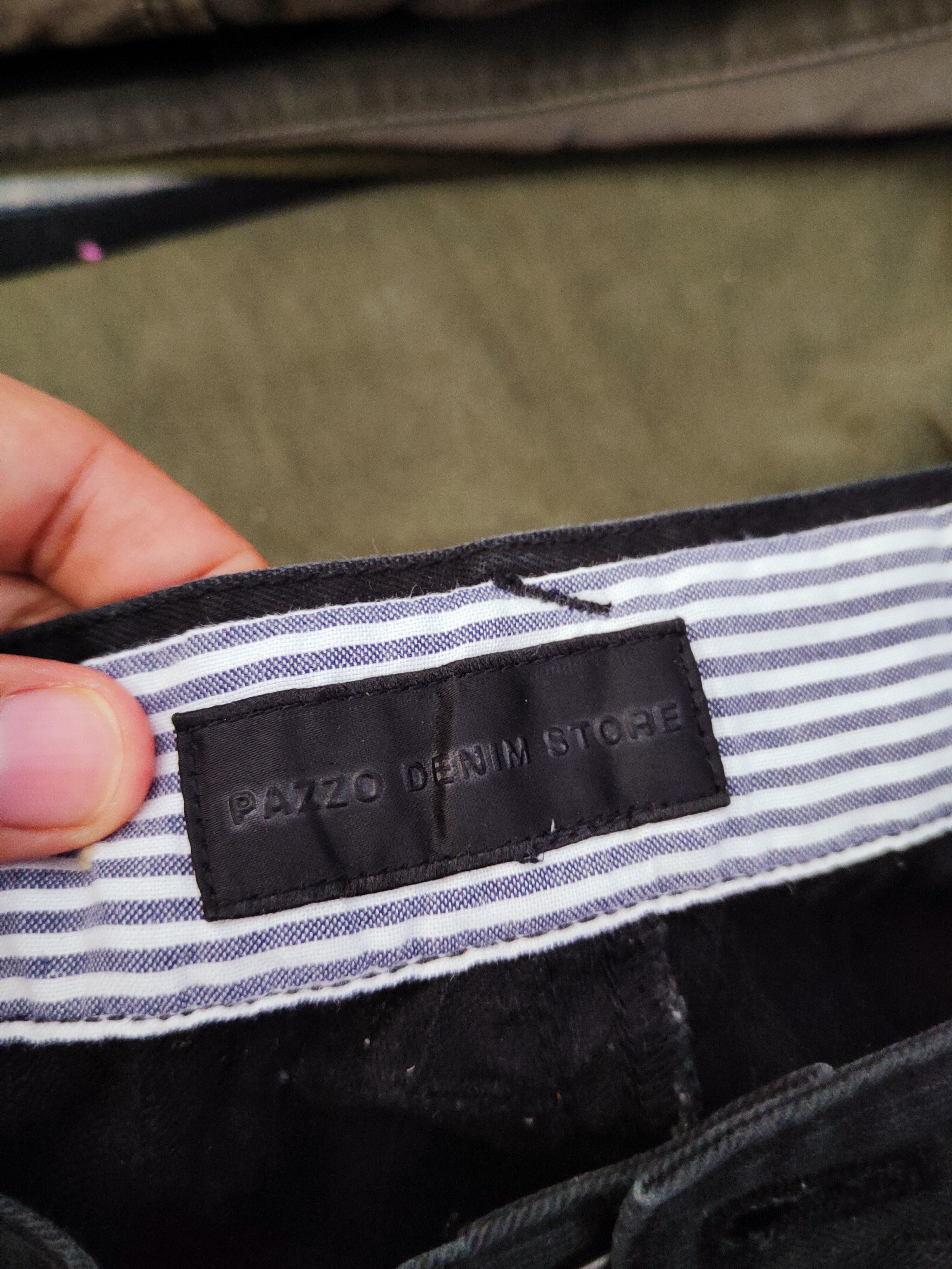 Pazzo Denim Store Black Multipocket Cargo Pants #W203