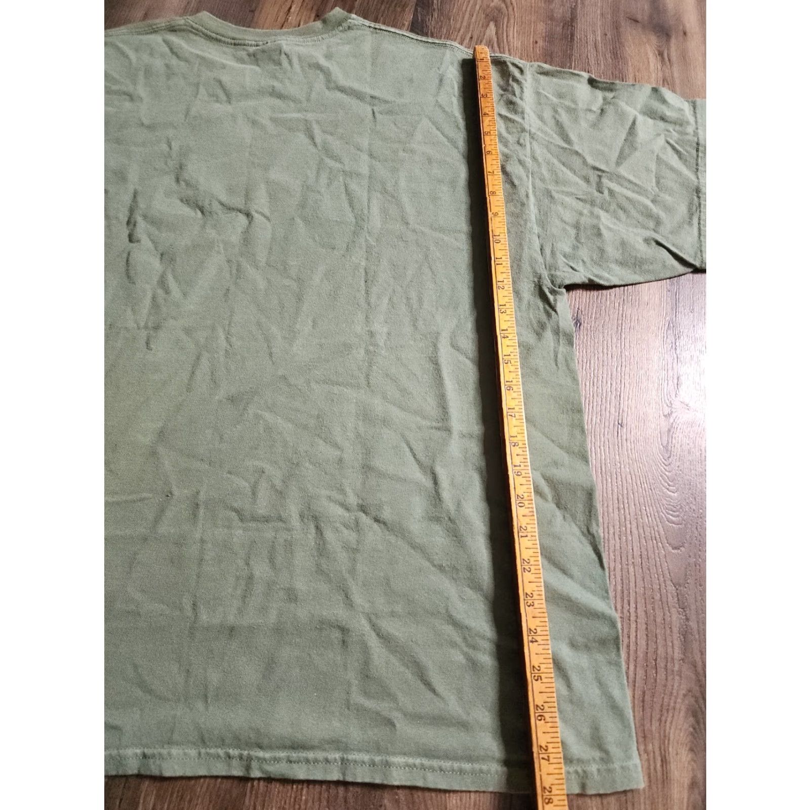 Camper VINTAGE Gilden T-Shirt Men 2XL Happy Camper 2001 Rainbow Springs FL Y2K Smiley Green Crew Neck Short Sleeve Size US XXL / EU 58 / 5 - 2 Thumbnail