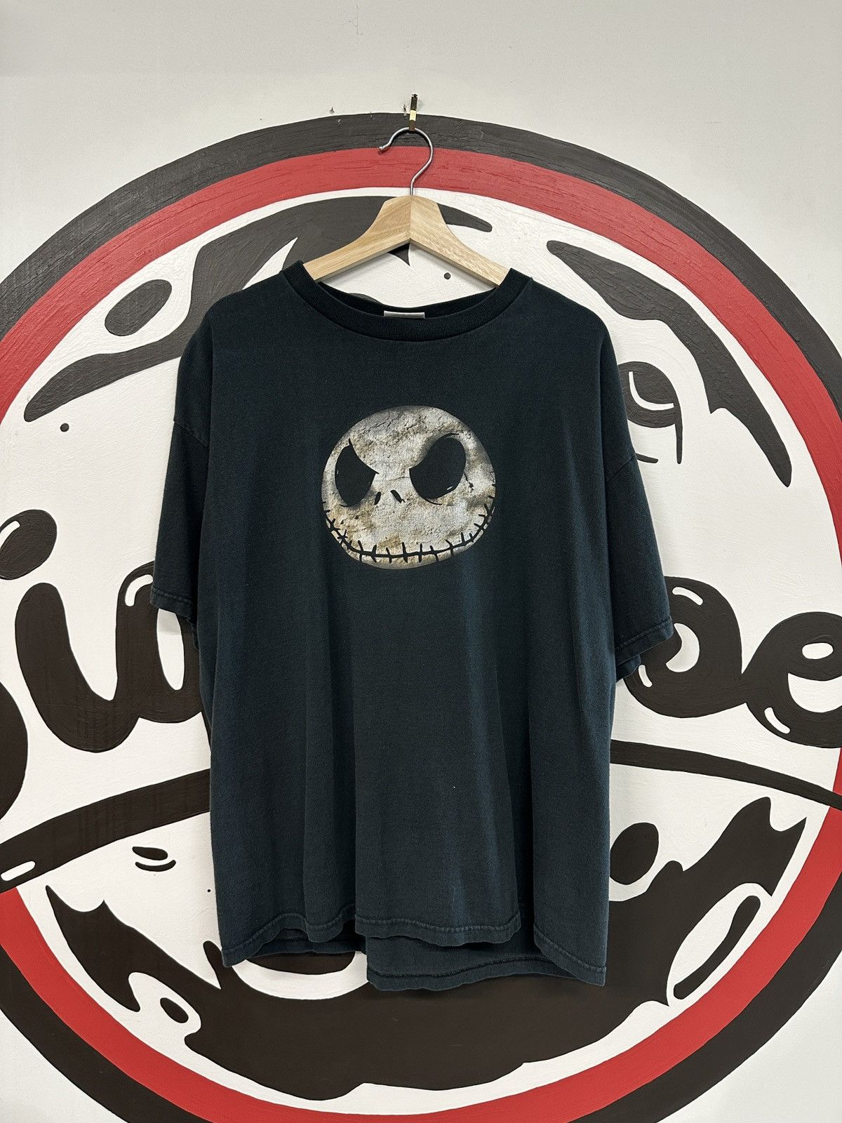 Disney × Vintage Vintage 90s Jack Skellington Nightmare Before Christmas Tee Size US XL / EU 56 / 4 - 1 Thumbnail