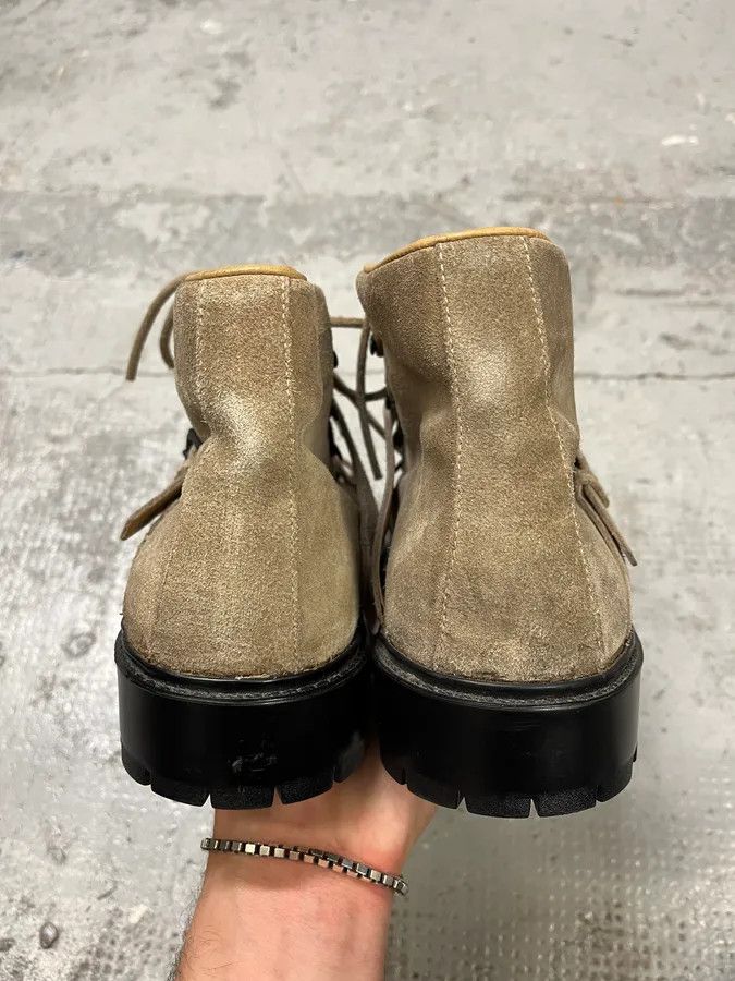 Gucci 2000s Gucci Beige Suede Hiking Boots Size US 8.5 / EU 41-42 - 5 Thumbnail