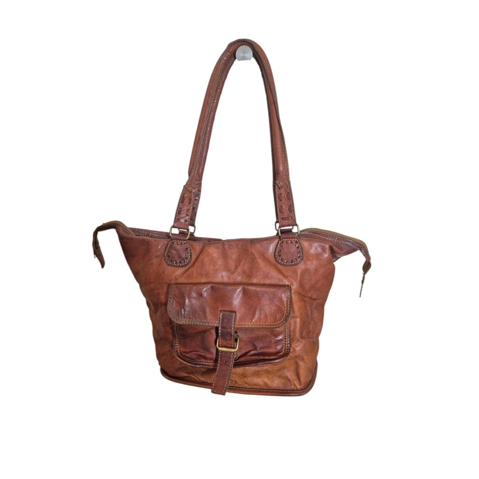 Other Noonday Collection Leather Shoulder Bag Boho Tote Hobo Bag B Size ONE SIZE - 2 Thumbnail