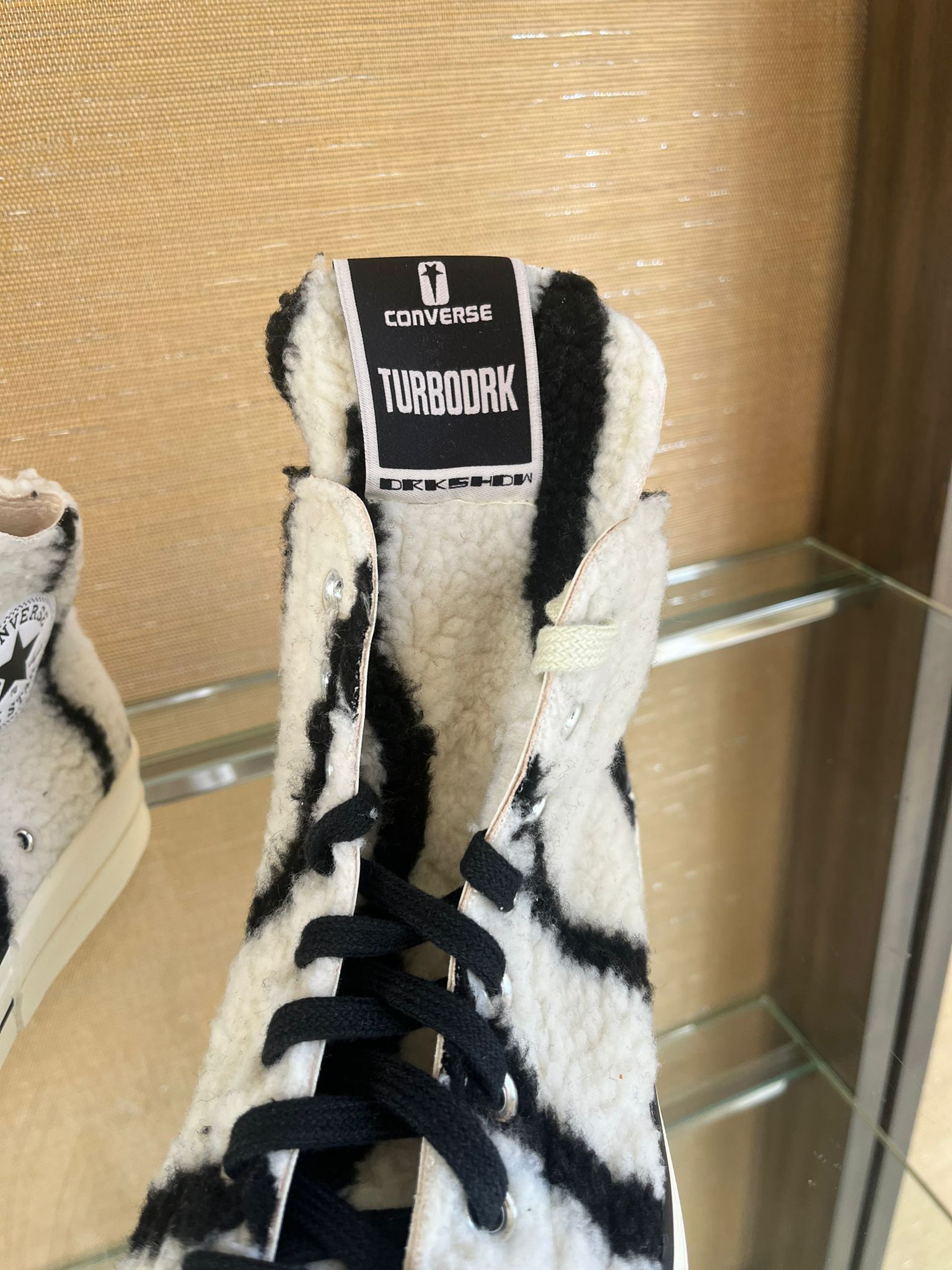 Rick Owens Drkshdw Turbodrk Sneakers in Black & White Size US 7 / EU 40 - 10 Thumbnail
