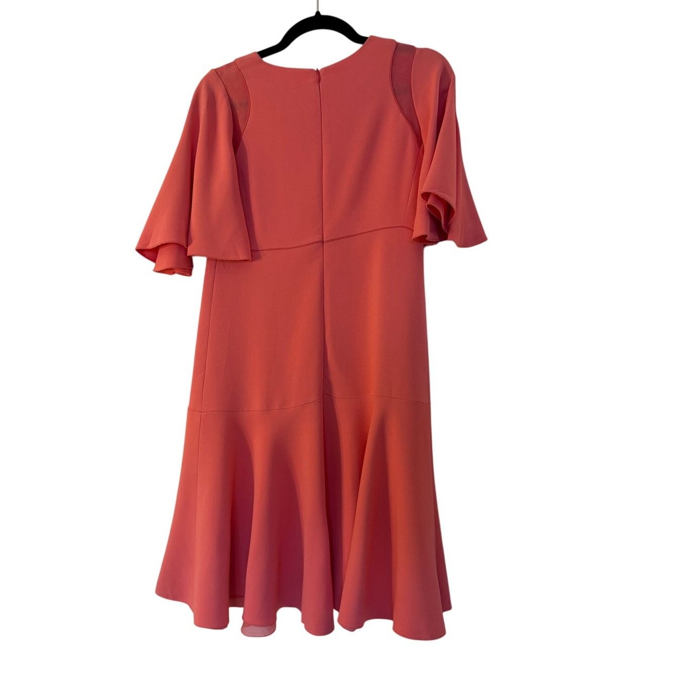Giambattista Valli Giambattista Valli Cape Satin-Trimmed Silk-Chiffon MiniDress Size M / US 6-8 / IT 42-44 - 2 Thumbnail