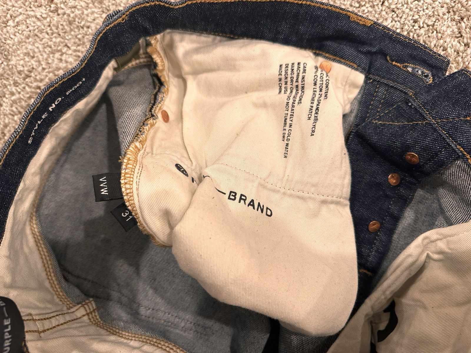 Purple Brand Purple Brand Jeans Size US 31 - 3 Thumbnail