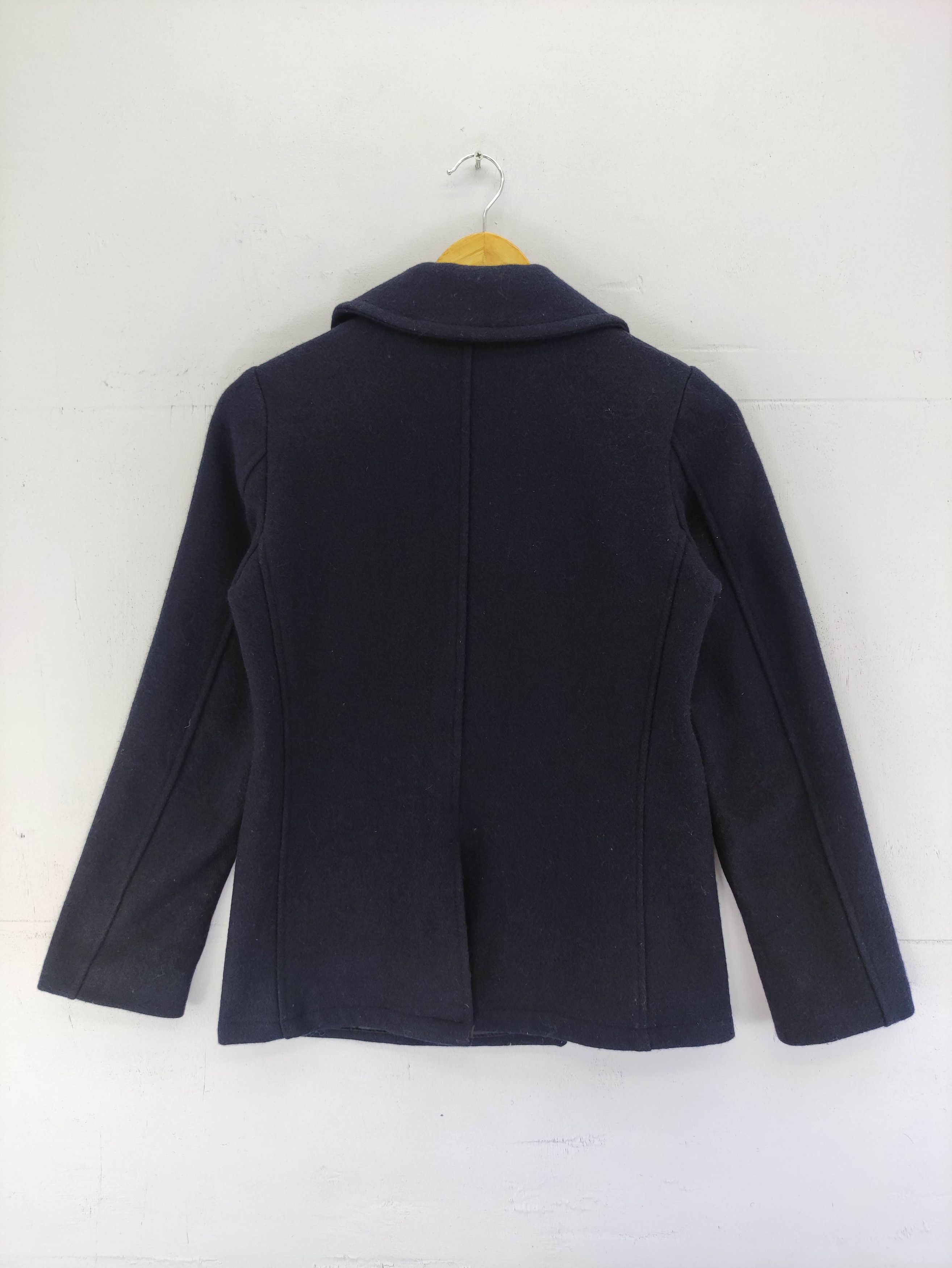 Schott Vintage Schott Double Breasted Wool Coat Jacket Size XS / US 0-2 / IT 36-38 - 7 Thumbnail