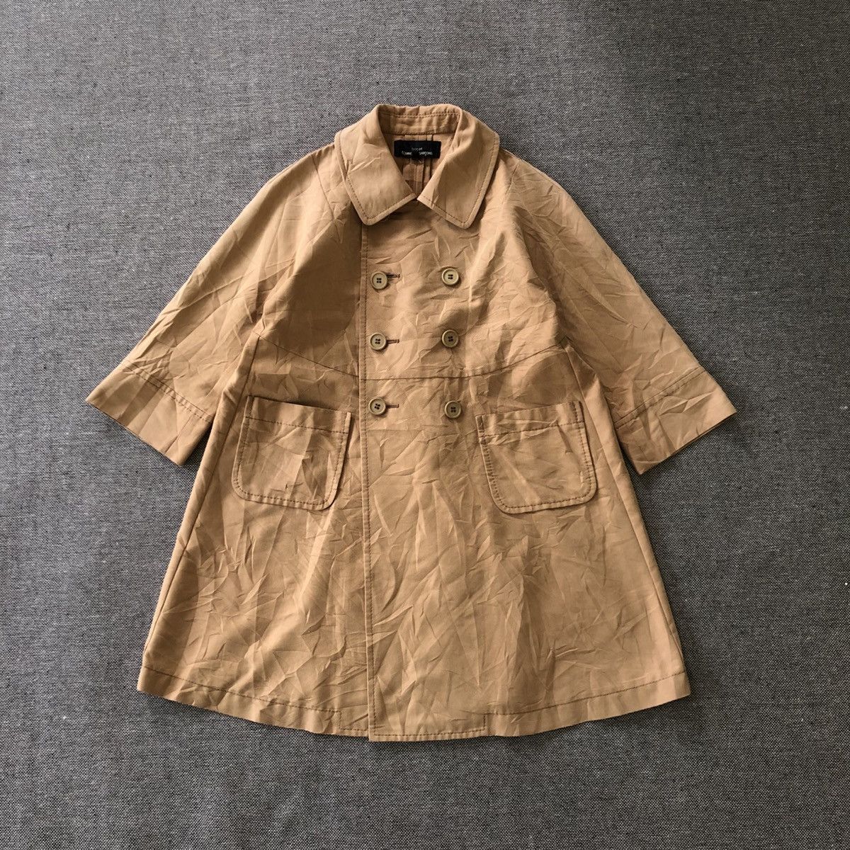 Tricot Comme des Garcons Tricot COMME Des GARCONS Double Breasted Trench Coat Size M / US 6-8 / IT 42-44 - 1 Thumbnail