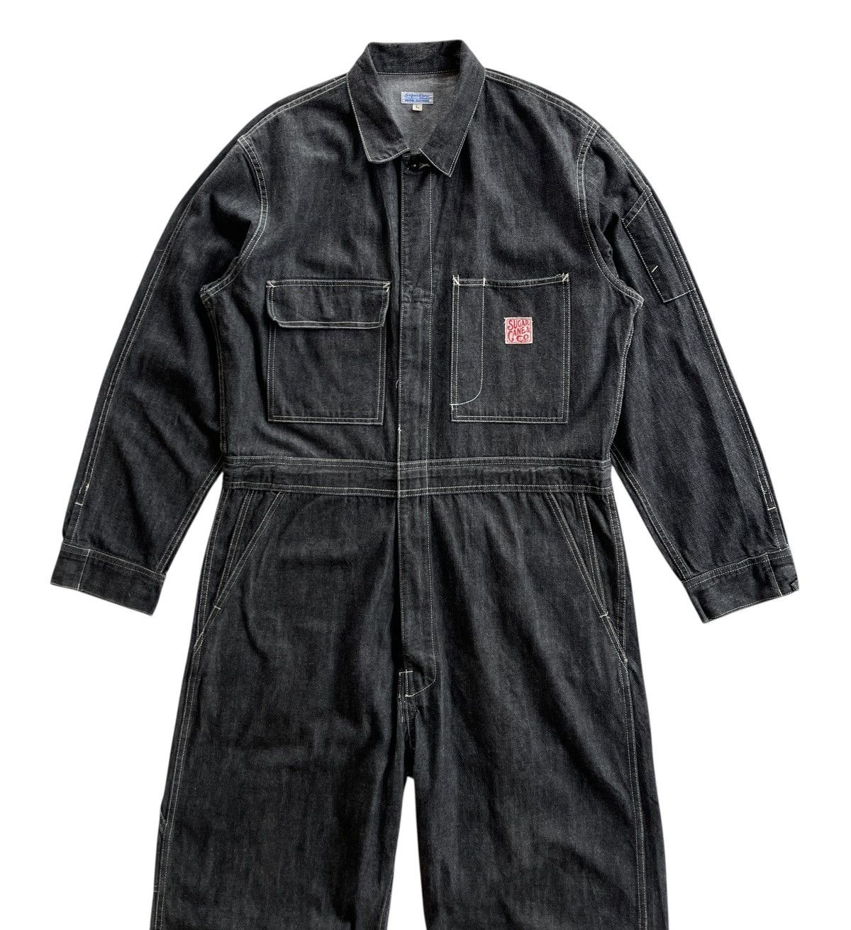 Sugar Cane RARE!!! 70s Sugar Cane Toyo Enterprices Denim Coverall Size US 40 / EU 56 - 6 Thumbnail