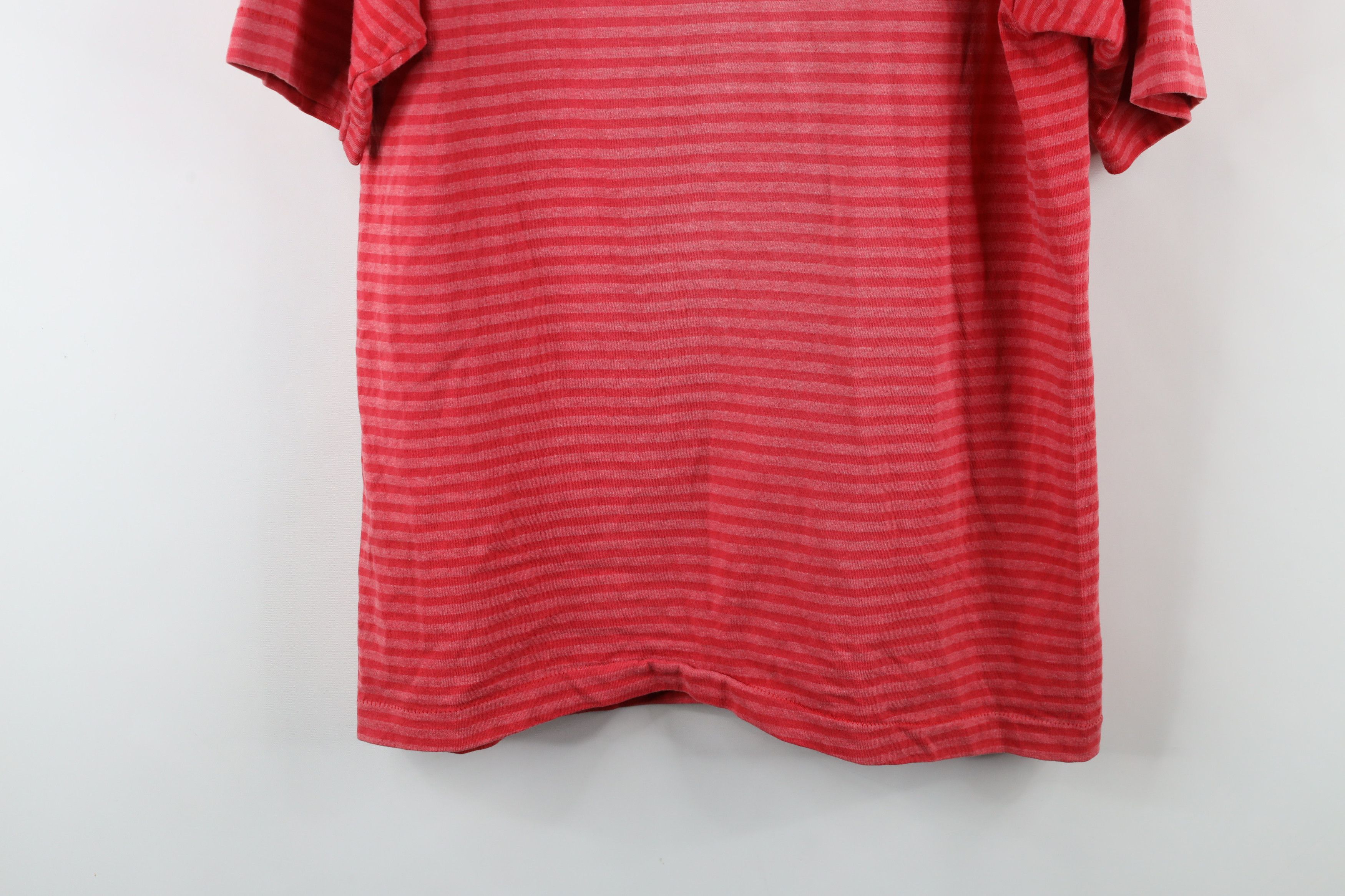 Vintage Vintage 90s Streetwear Blank Striped Short Sleeve T-Shirt Size US M / EU 48-50 / 2 - 10 Thumbnail