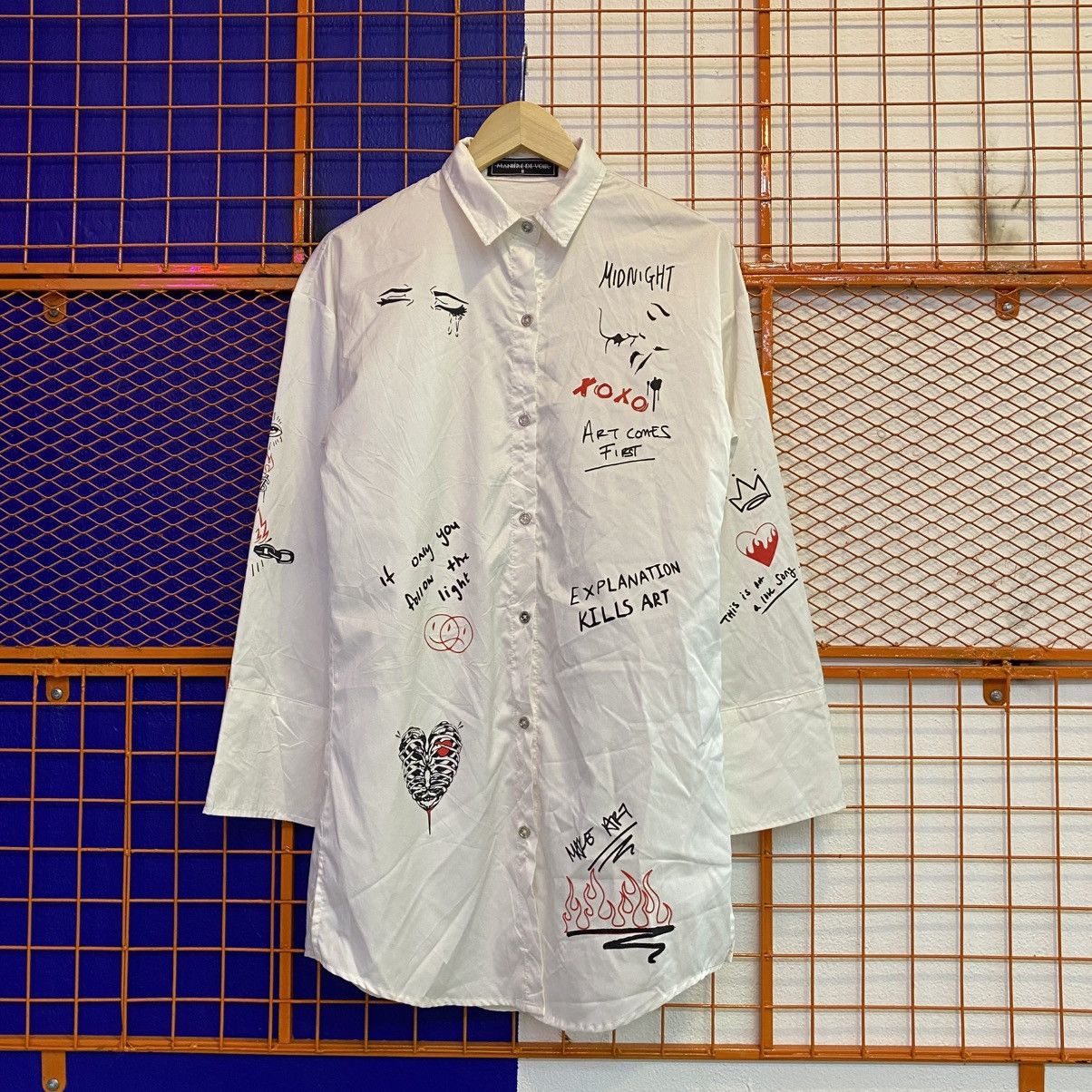 Maniere De Vior Maniere De Voir Shirt Button Up Size M / US 6-8 / IT 42-44 - 1 Thumbnail