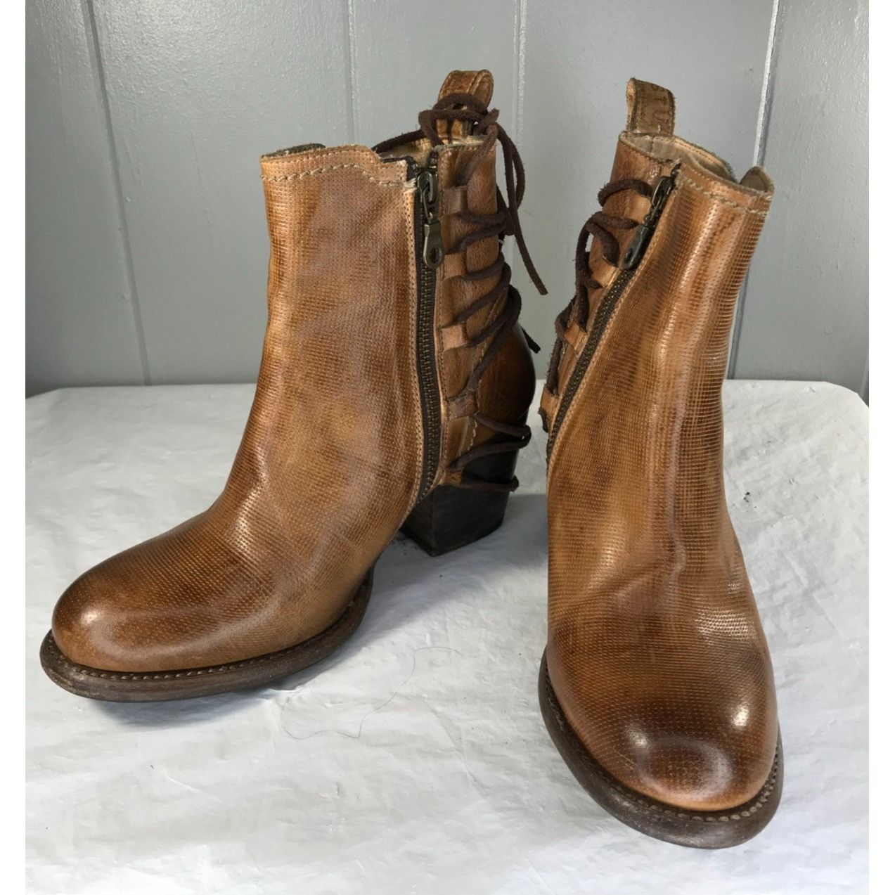 Bed Stu BED STU Blaire Women’s 8 Distressed Tan Leather Cobbler Ser Size US 9 / IT 39 - 1 Thumbnail
