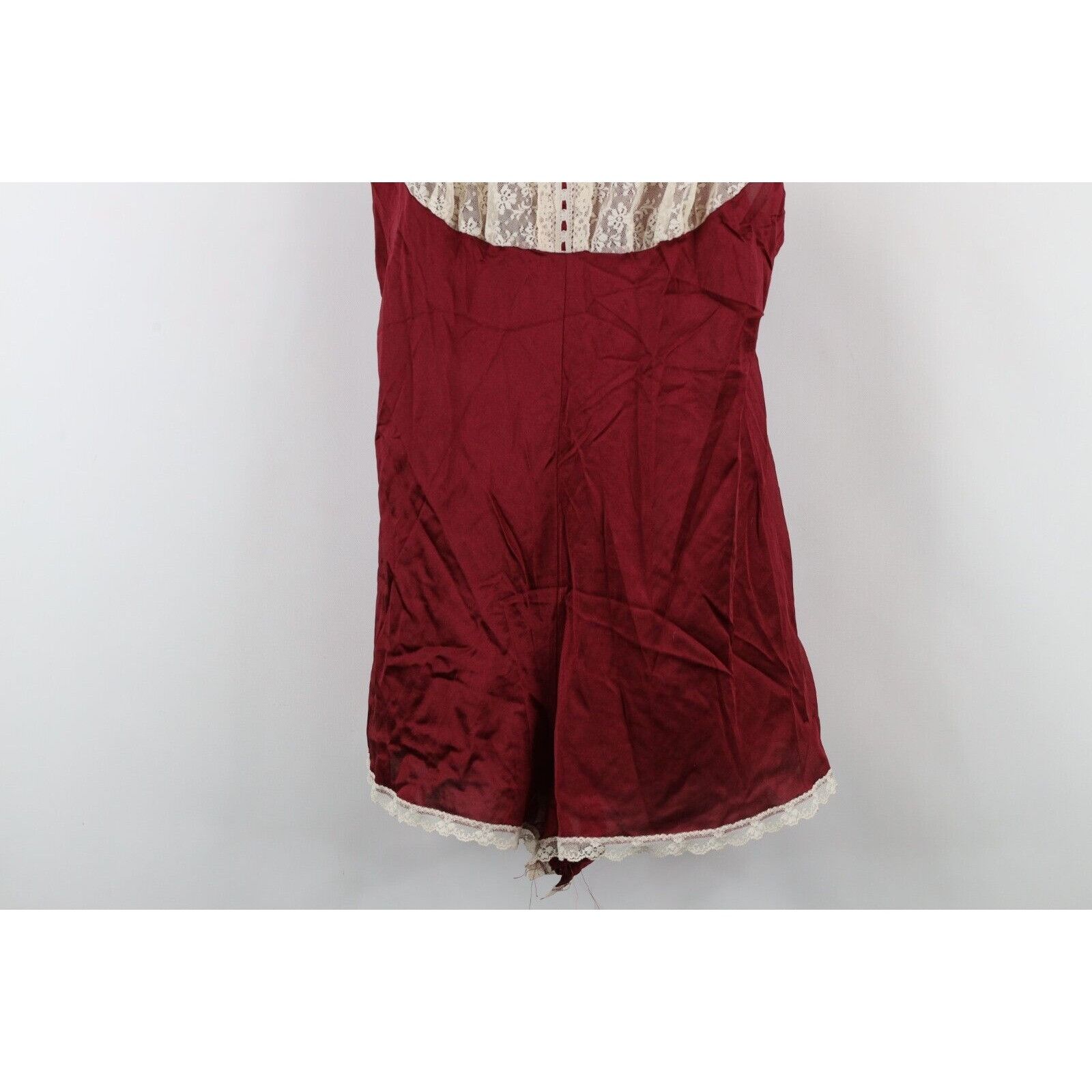 Vintage Vintage 60s 70s Rockabilly Hollywood Lace Snap Crotch Romper Size M / US 6-8 / IT 42-44 - 3 Thumbnail